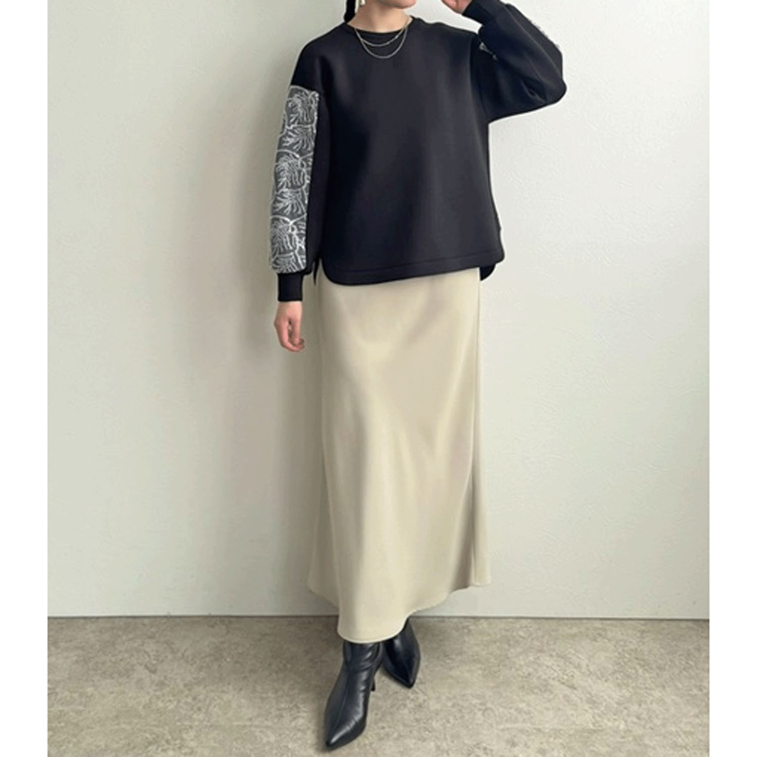 LHELBIE レーススリーブトップス - 画像7