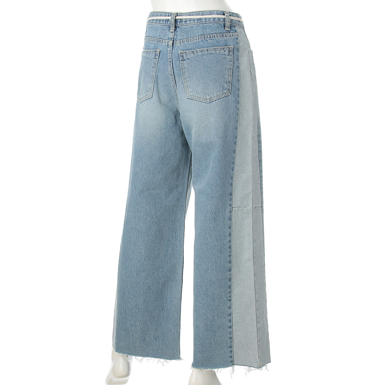 SEVEN SENSE サイド配色デニムパンツ - 画像8