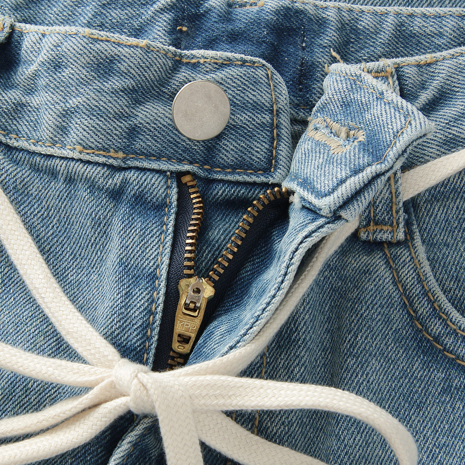 SEVEN SENSE サイド配色デニムパンツ - 画像9