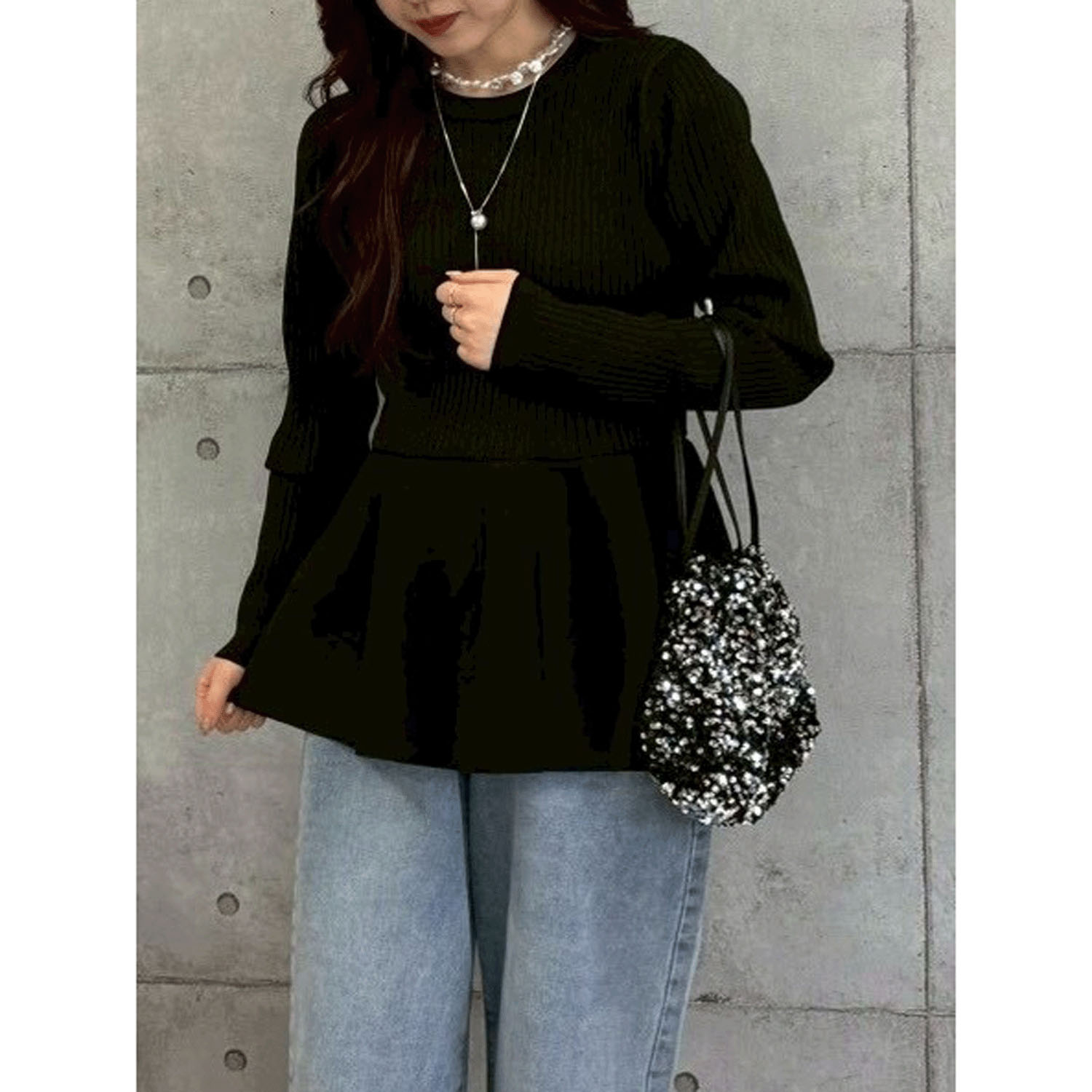 ROSIEE 裾ペプラムKnit - 画像19