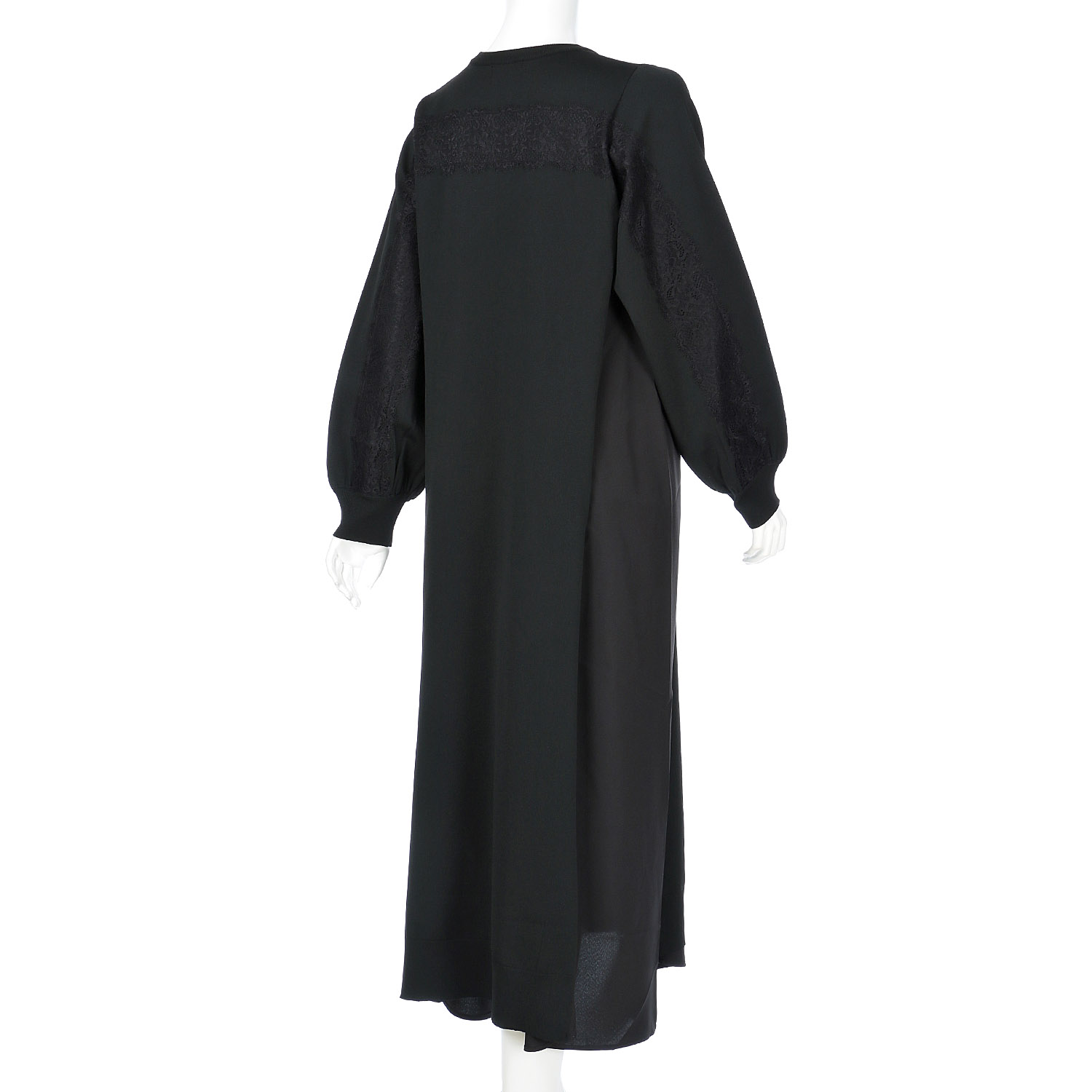 【Insta Live】ROSIEE 後レースライン布帛ニットワンピース - 画像17