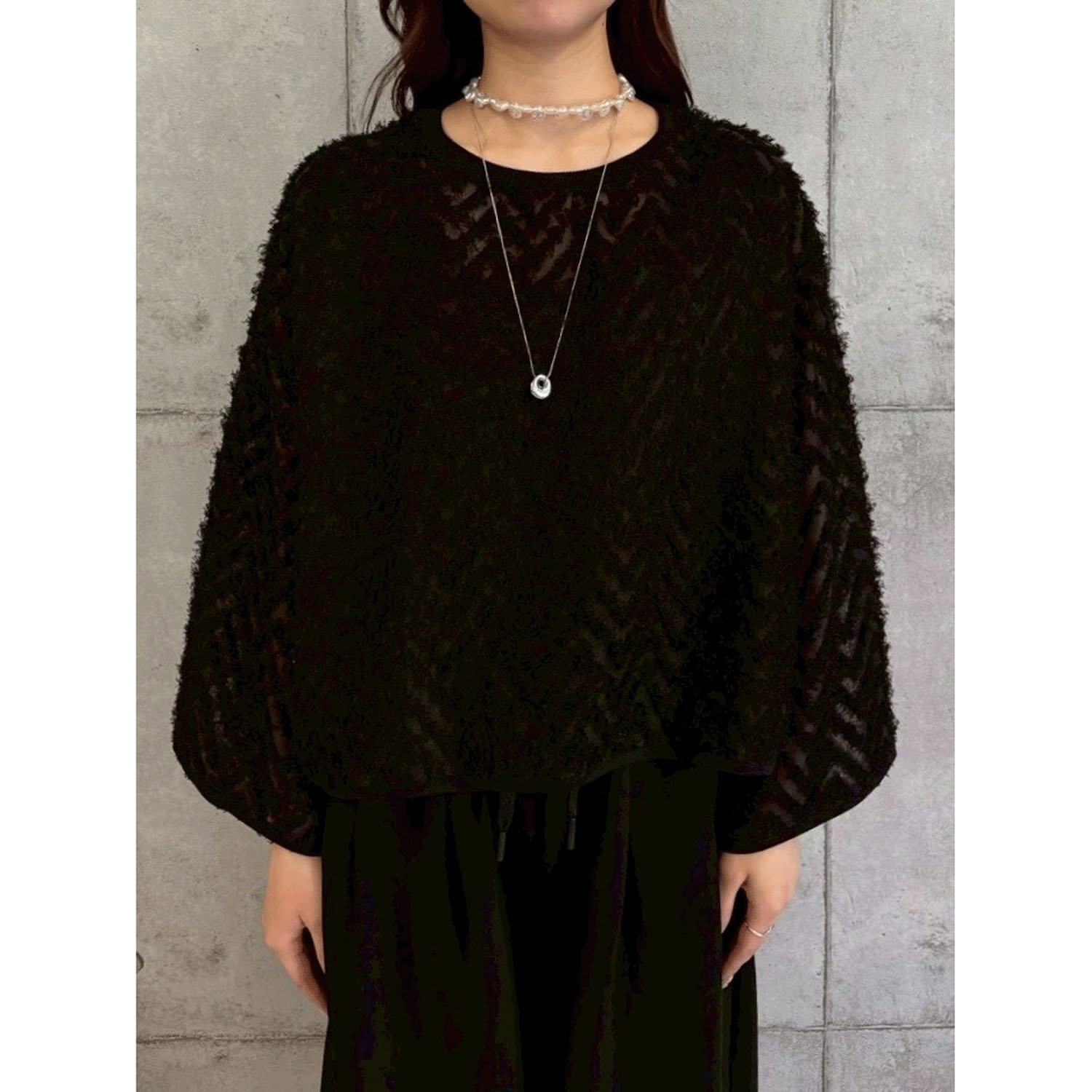 ROSIEE フリンジジャガードTOPS - 画像13