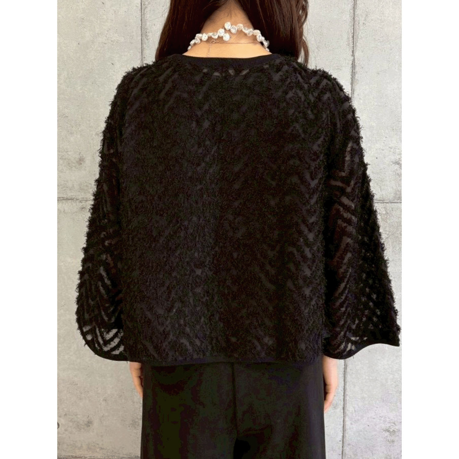 ROSIEE フリンジジャガードTOPS - 画像15