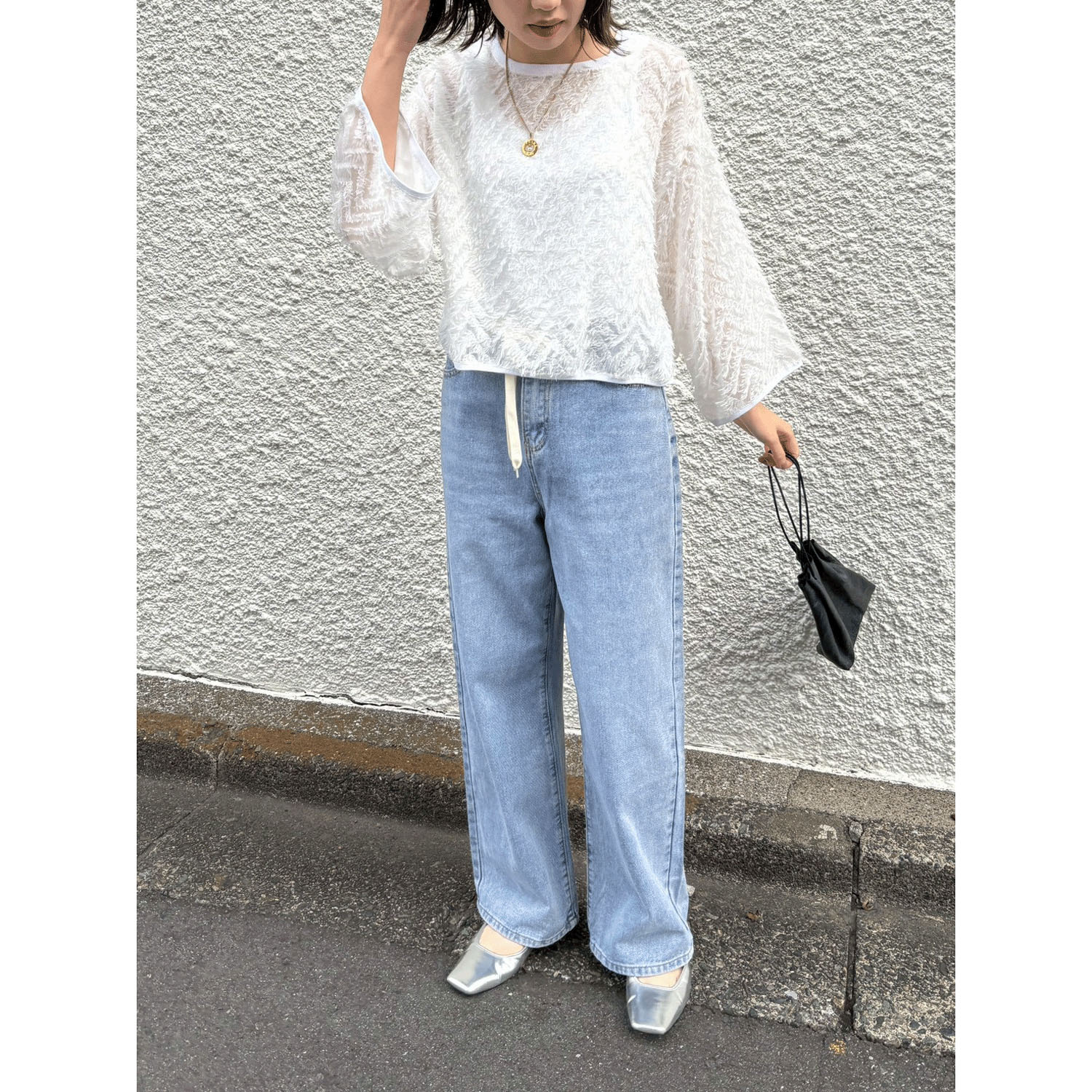 ROSIEE フリンジジャガードTOPS - 画像7