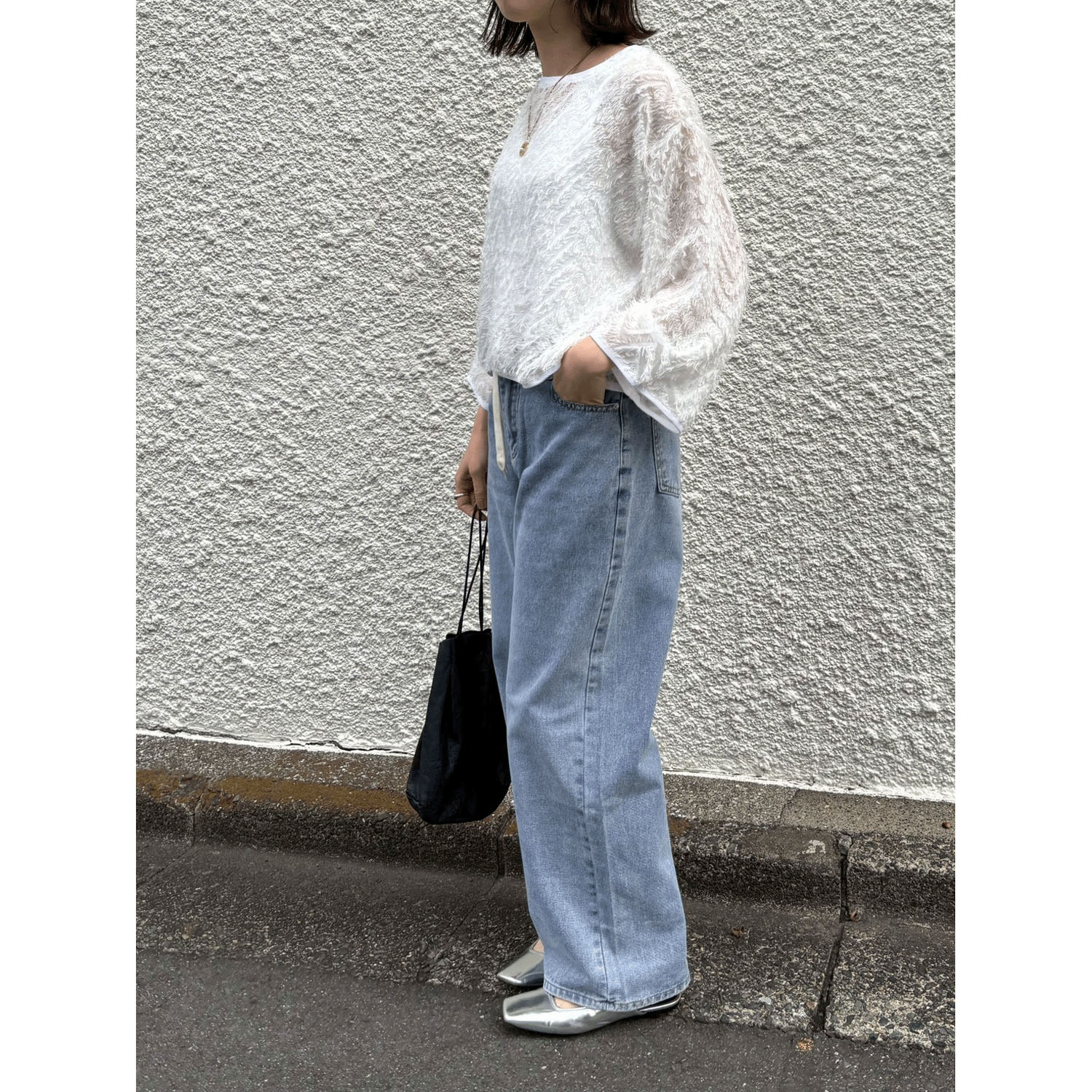 ROSIEE フリンジジャガードTOPS - 画像8