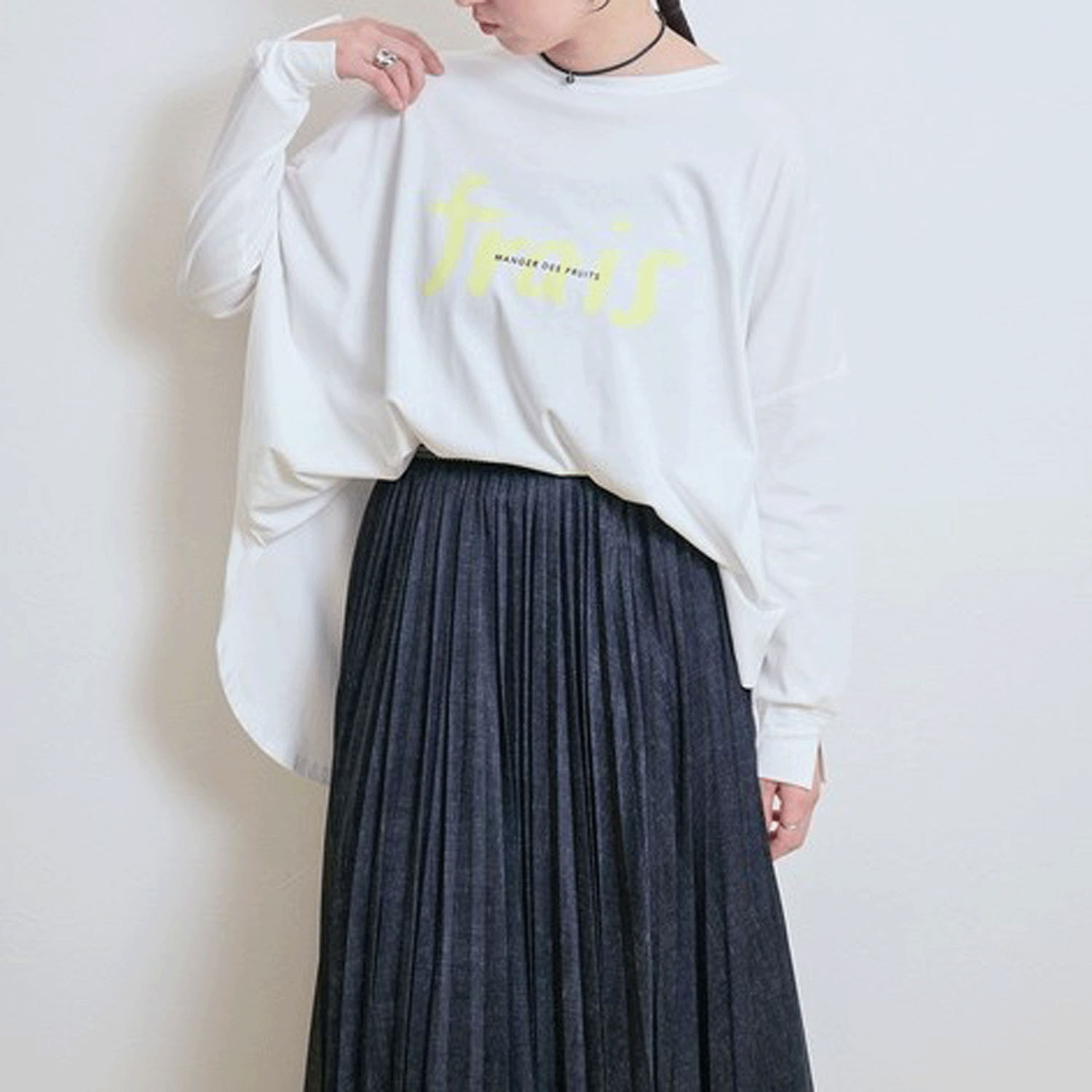 LHELBIE ハンドロゴポンチョロンT - 画像4