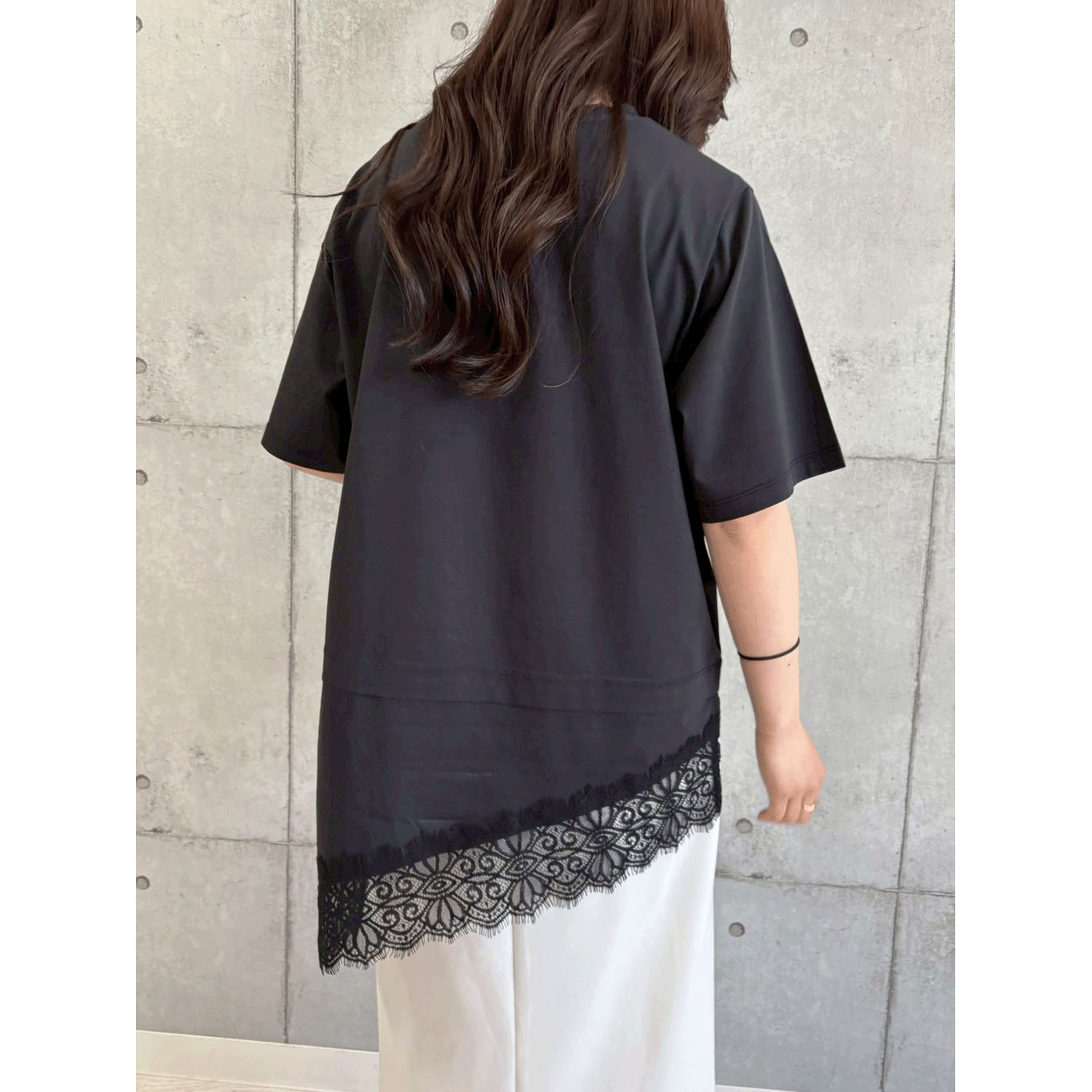 ROSIEE 裾レースアシメデザインTOPS - 画像20