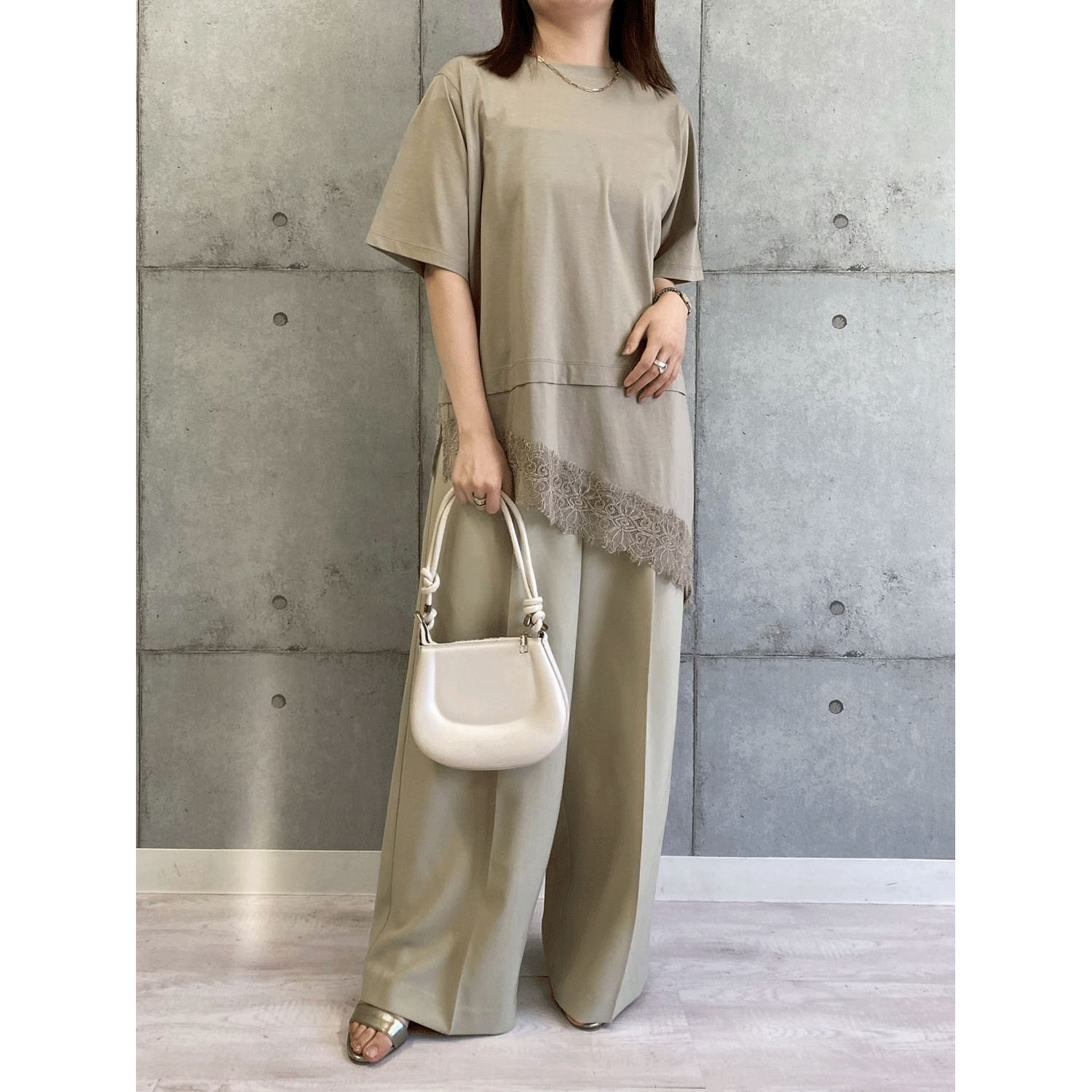 ROSIEE 裾レースアシメデザインTOPS - 画像22