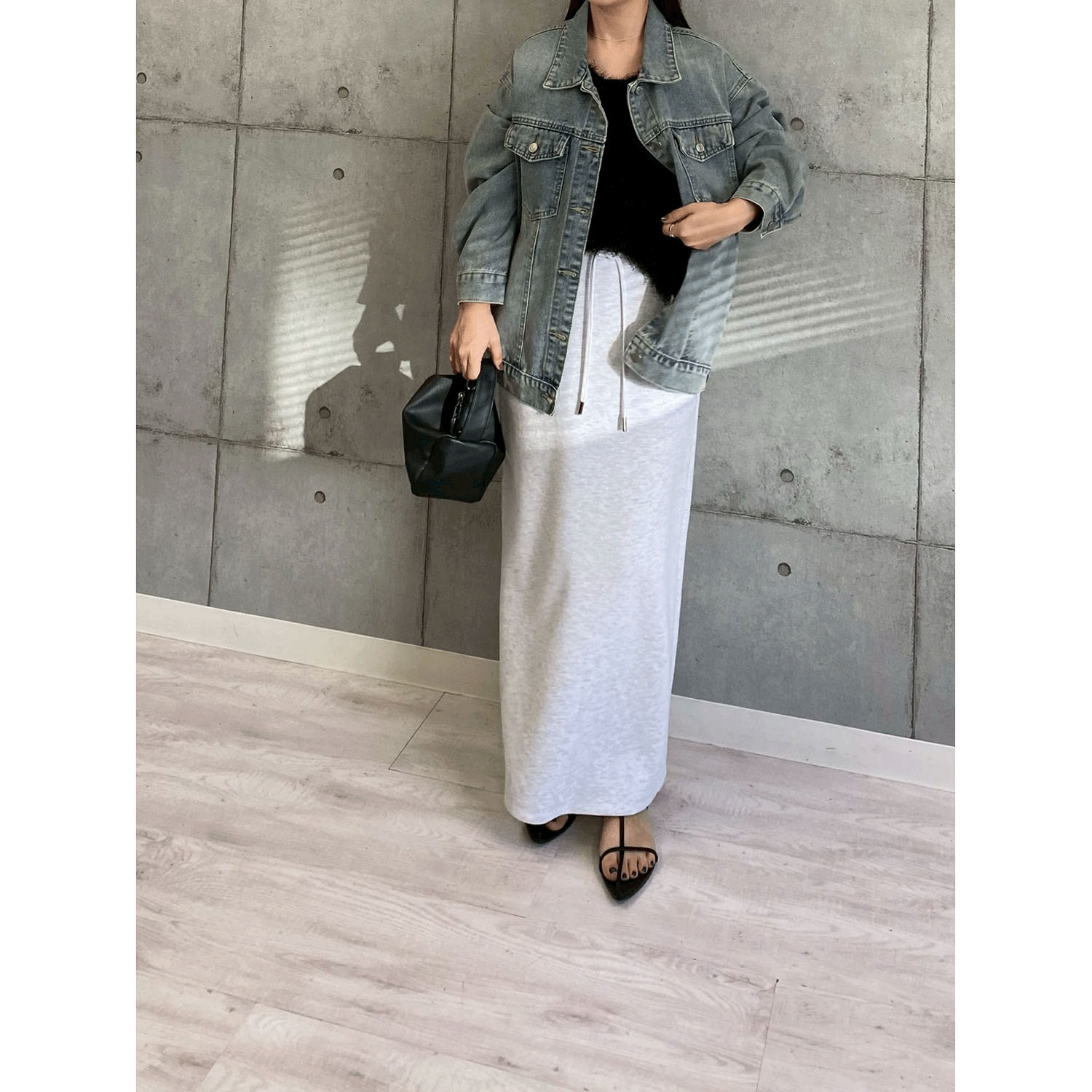 ROSIEE オーバーサイズポケットデニムジャケット - 画像9