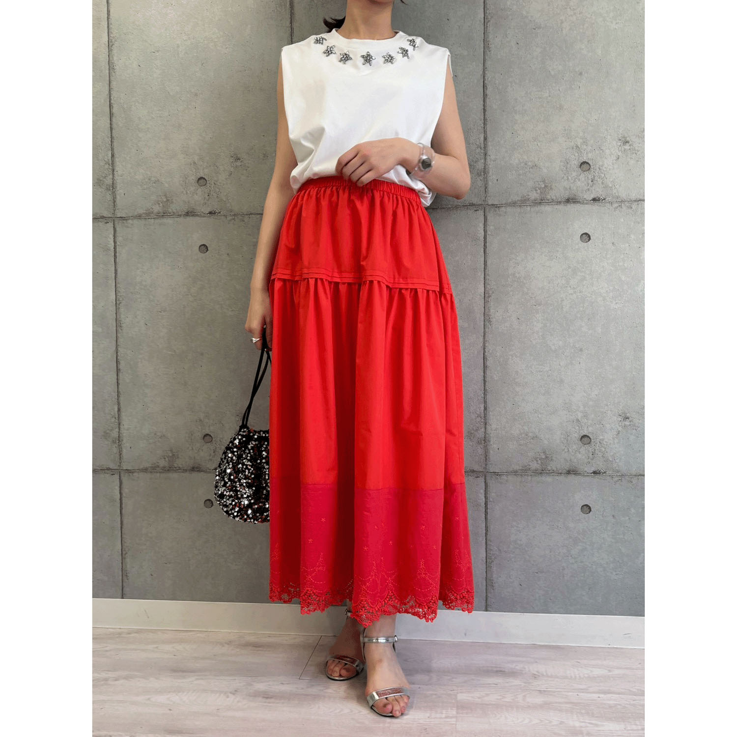 ROSIEE 星ビジューノースリーブTシャツ - 画像14