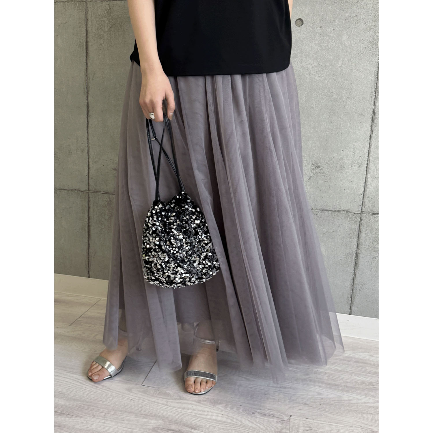 ROSIEE チュールフレアスカート - 画像2