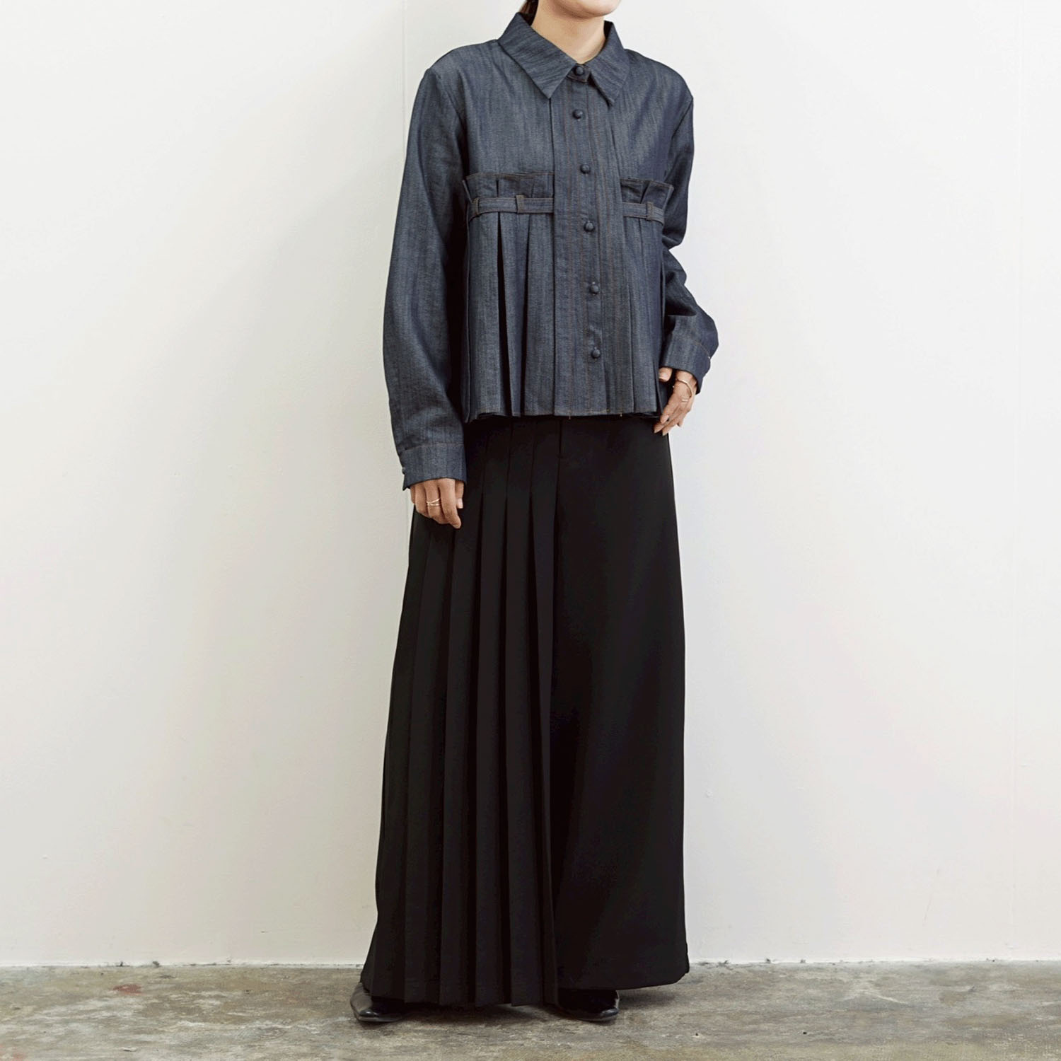 SEVEN SENSE タックデザインシャツ - 画像5