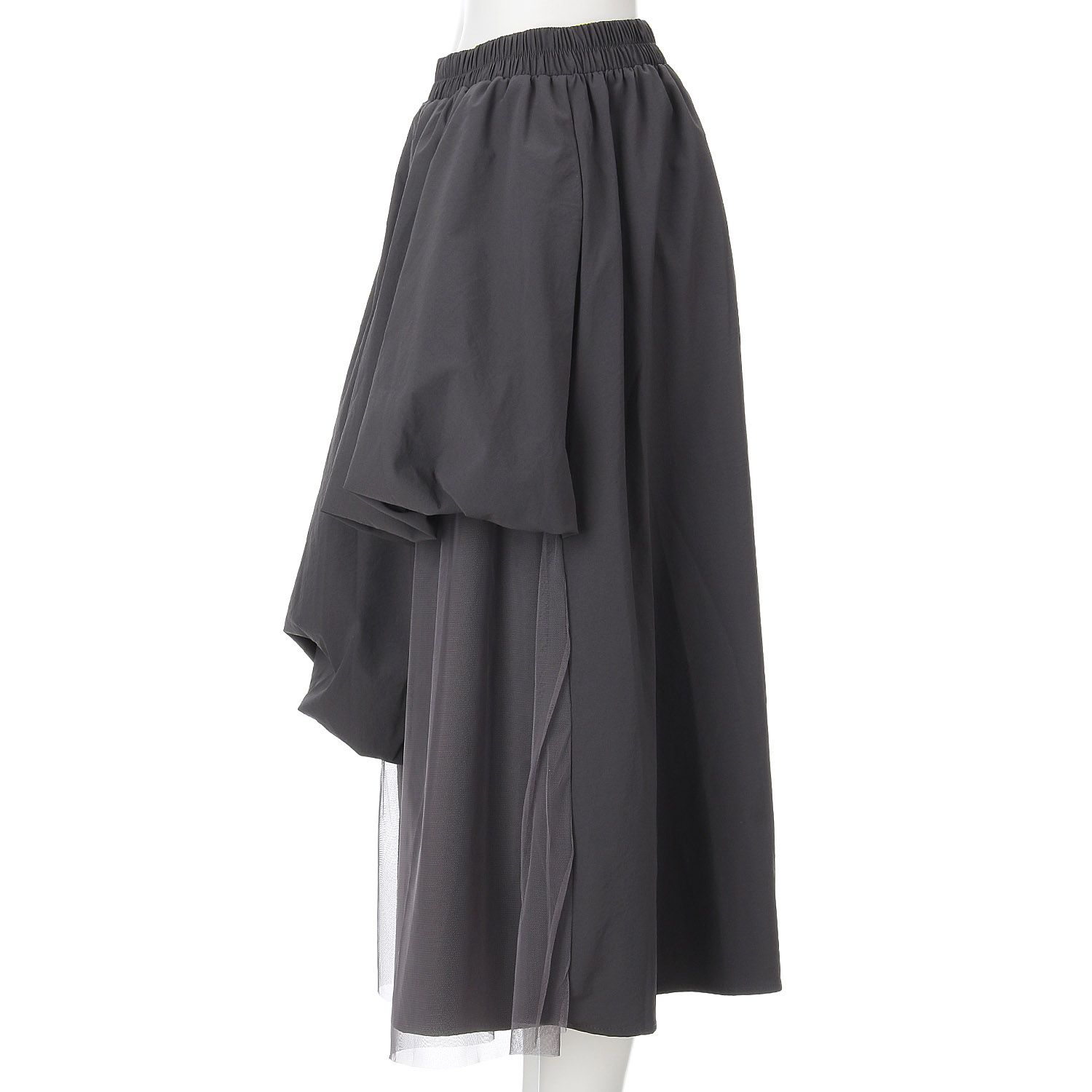 SEVEN SENSE アシメチュール重ねスカート - 画像2