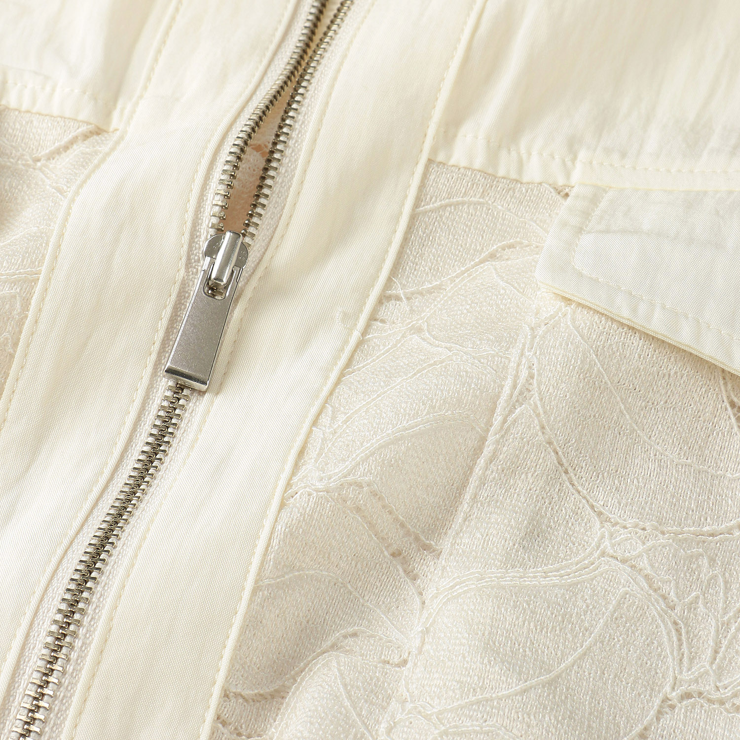 LHELBIE レースワークブルゾン - 画像5