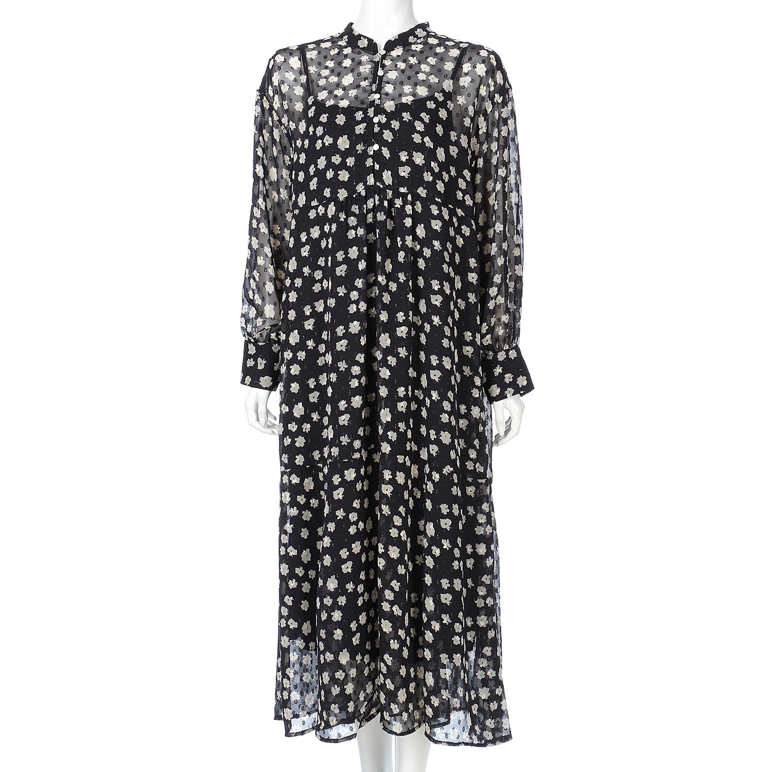 LHELBIE ラメシフォンワンピース - 画像2