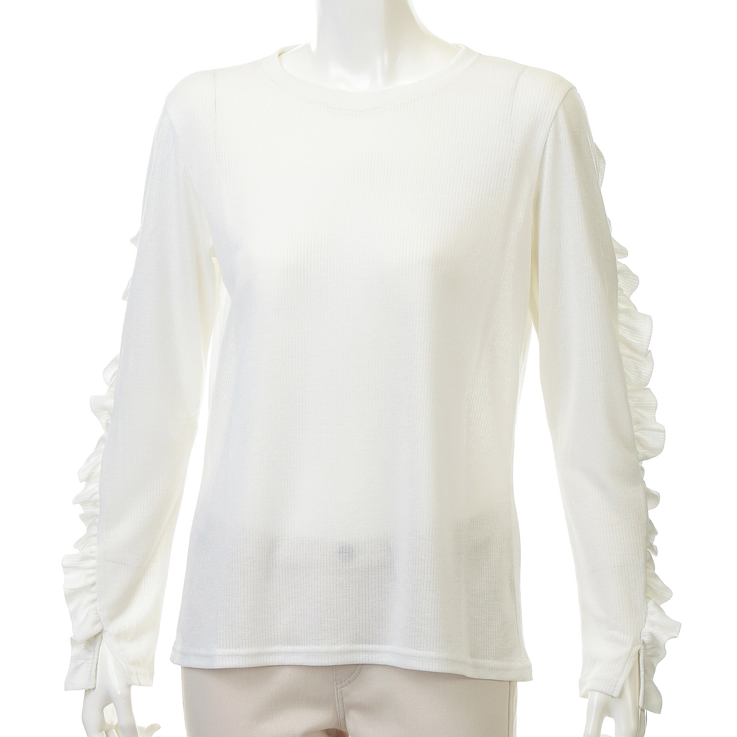 LHELBIE フリルリブトップス - 画像3