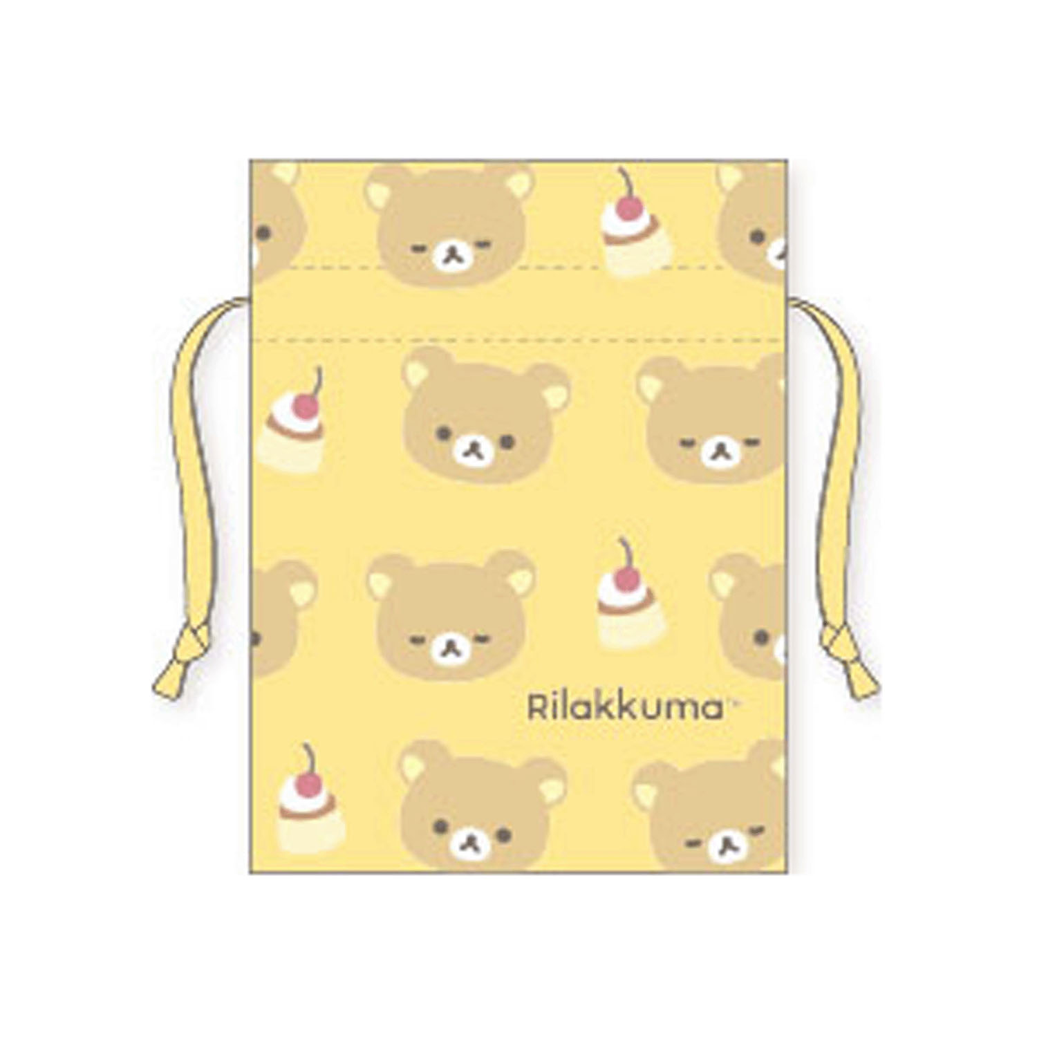 リラックマ ベーシックシリーズ 豆巾着 リラックマ フェイス - 画像1