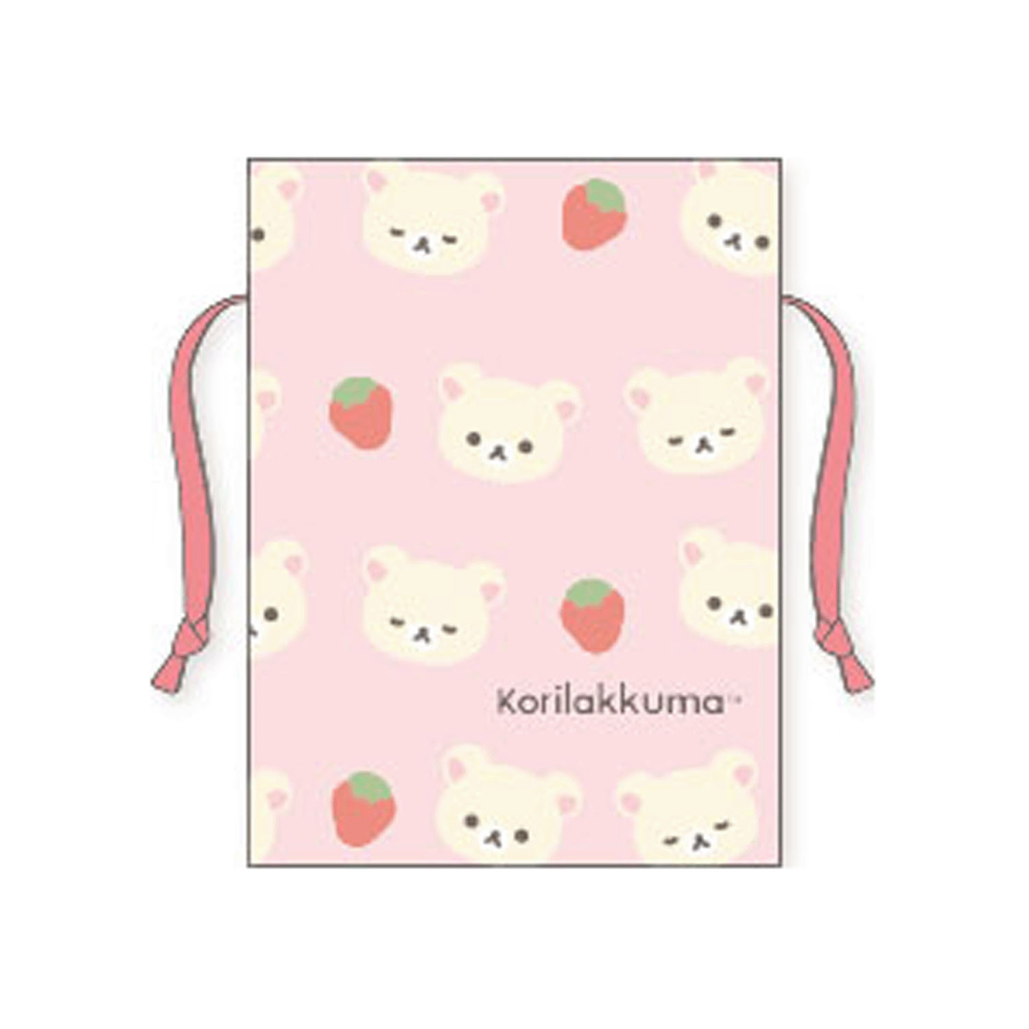 リラックマ ベーシックシリーズ 豆巾着 コリラックマ フェイス - 画像1