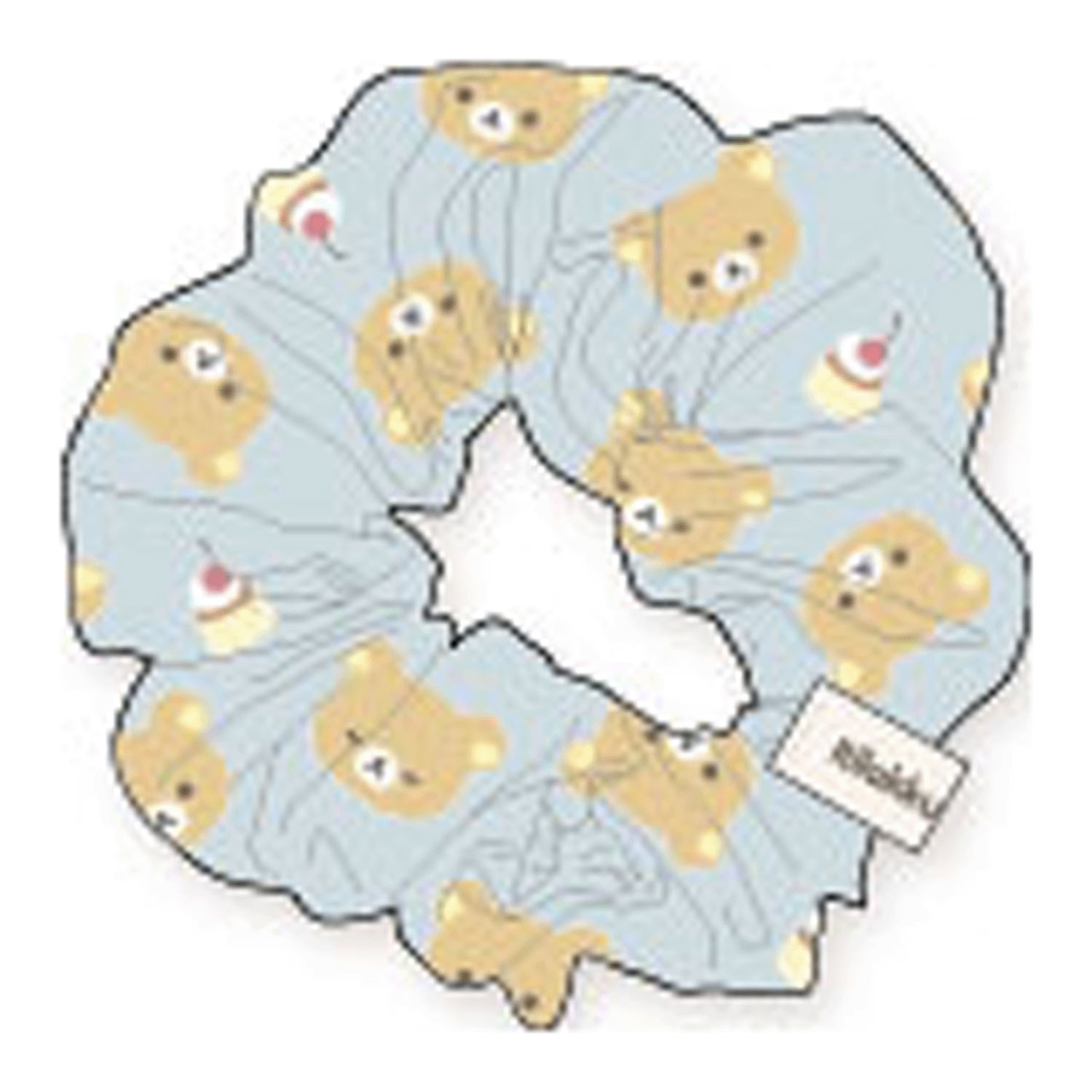 リラックマ ベーシックシリーズ シュシュ リラックマ フェイス - 画像1