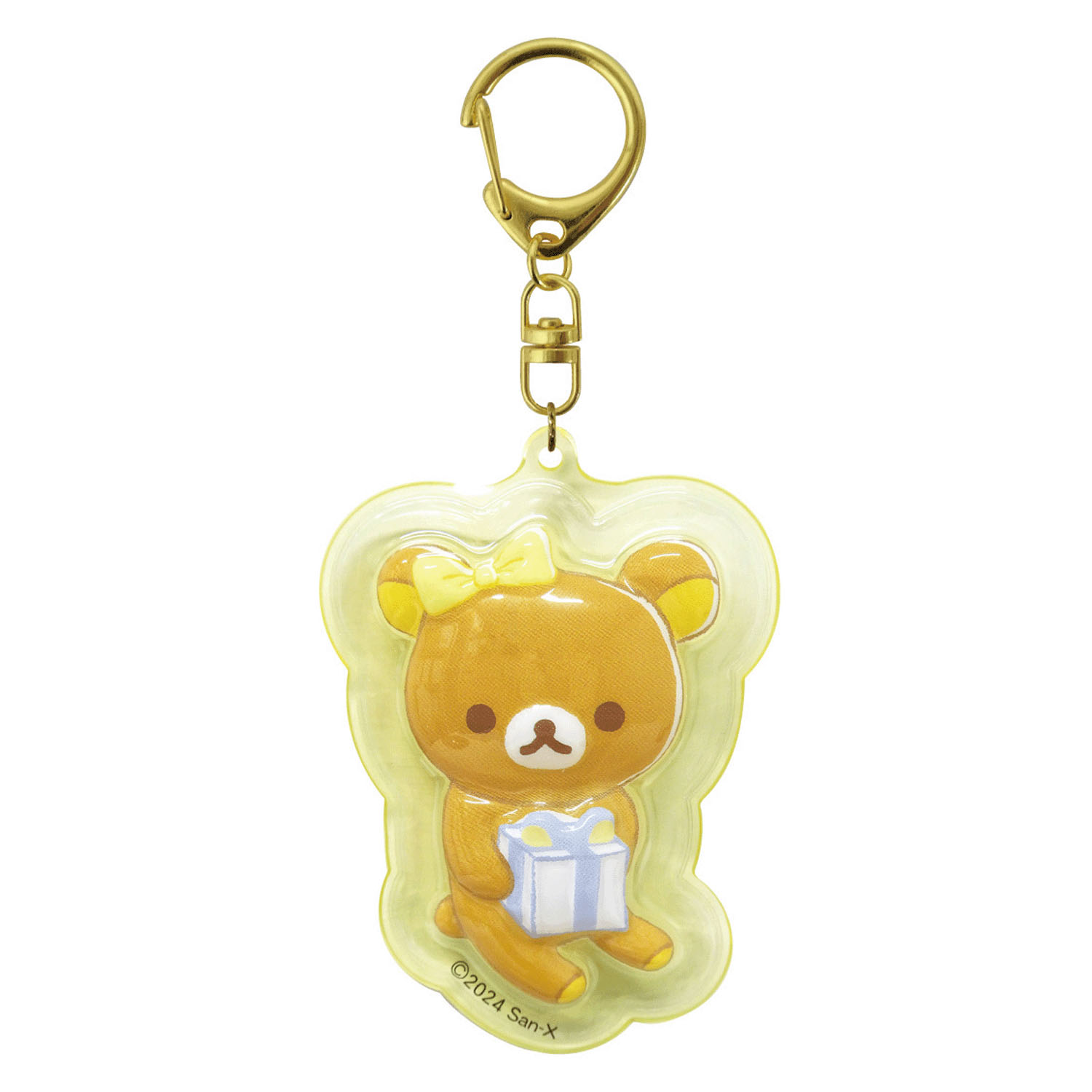 リラックマ ぷっくりったいキーホルダー - 画像1