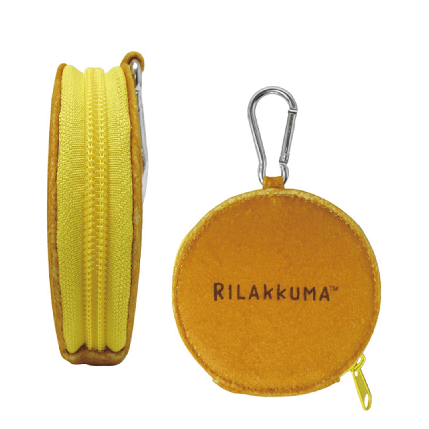 リラックマ カラビナ付き丸型ポーチ - 画像2