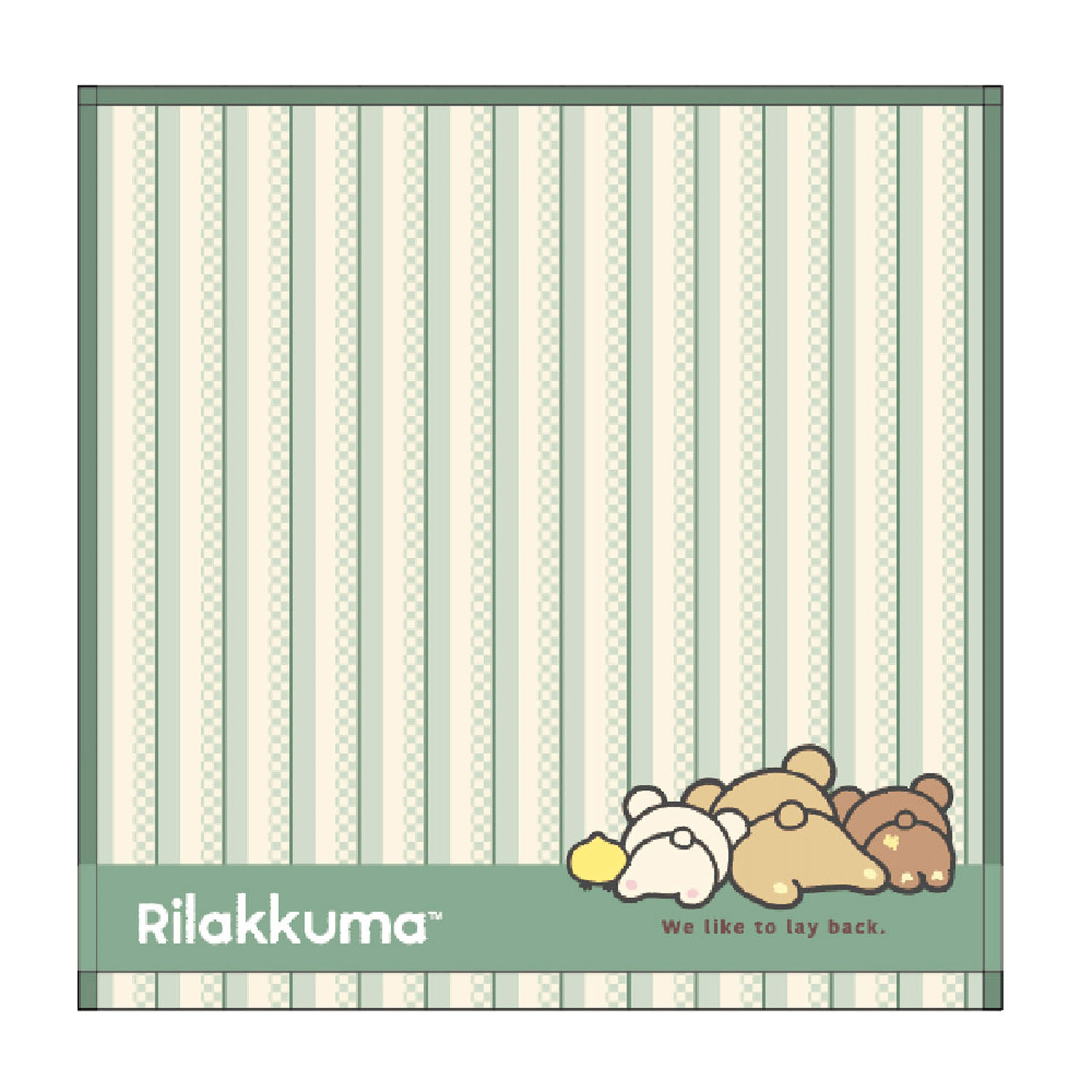 リラックマ ミニタオル レイバック - 画像1