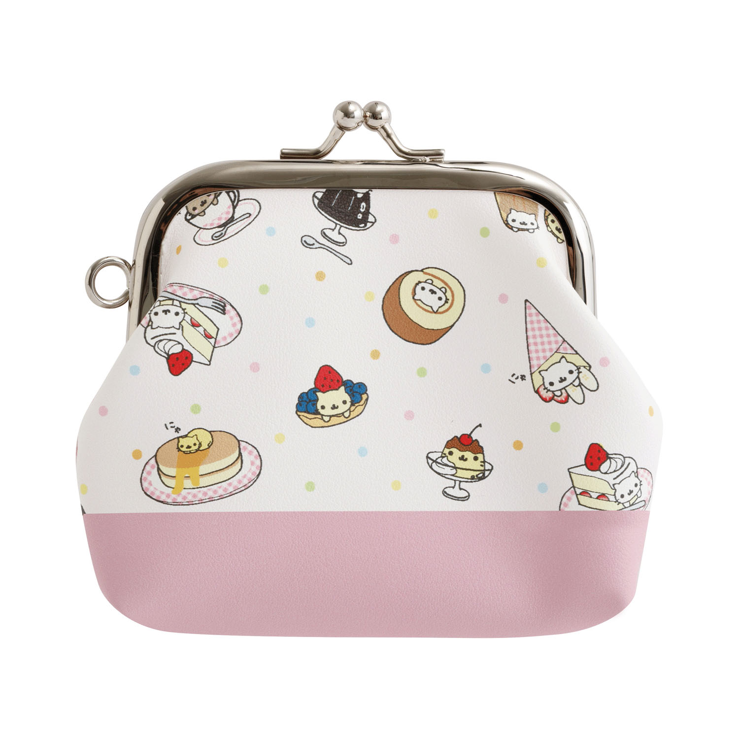 にゃんにゃんにゃんこ  がま口コインケース - 画像2