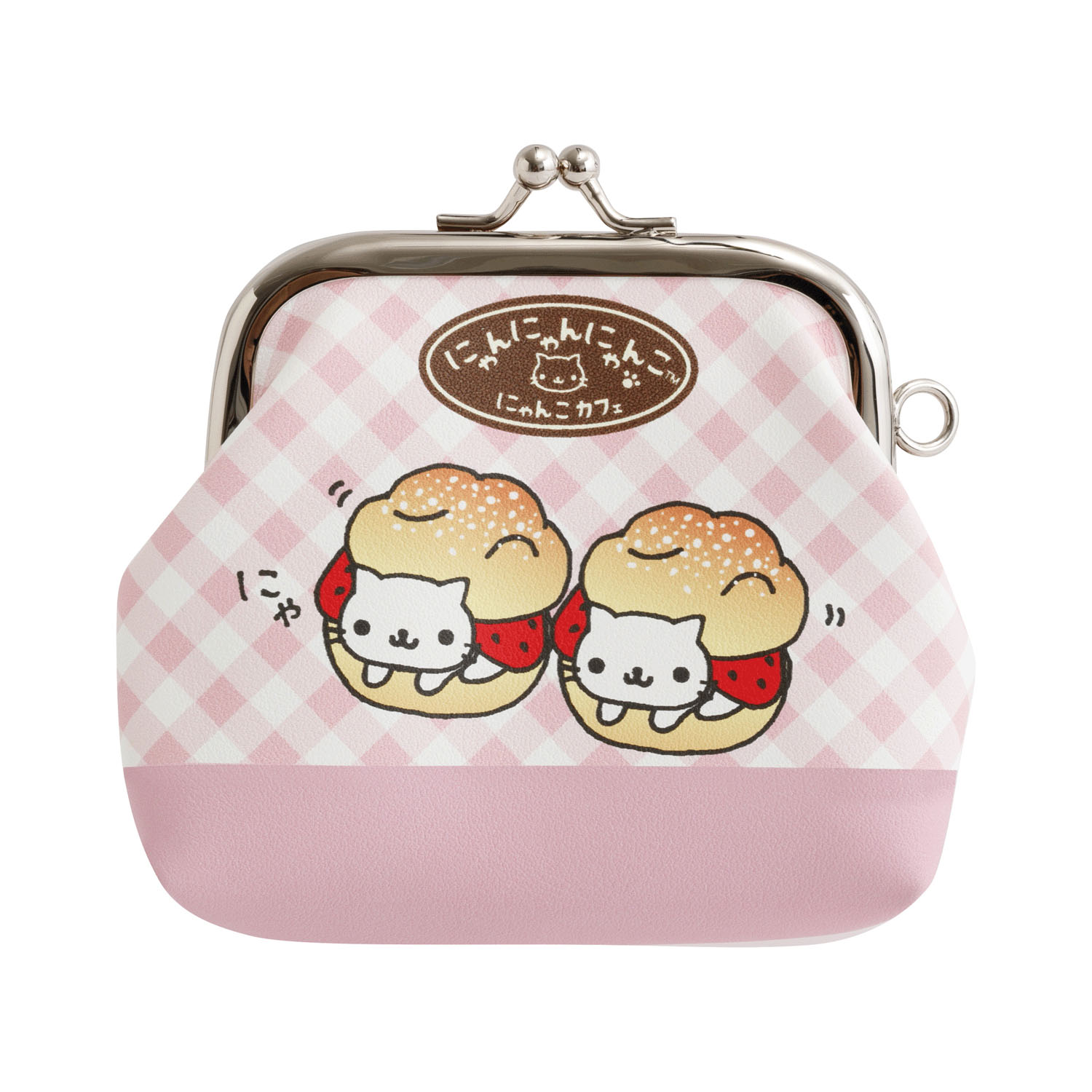 にゃんにゃんにゃんこ  がま口コインケース - 画像1