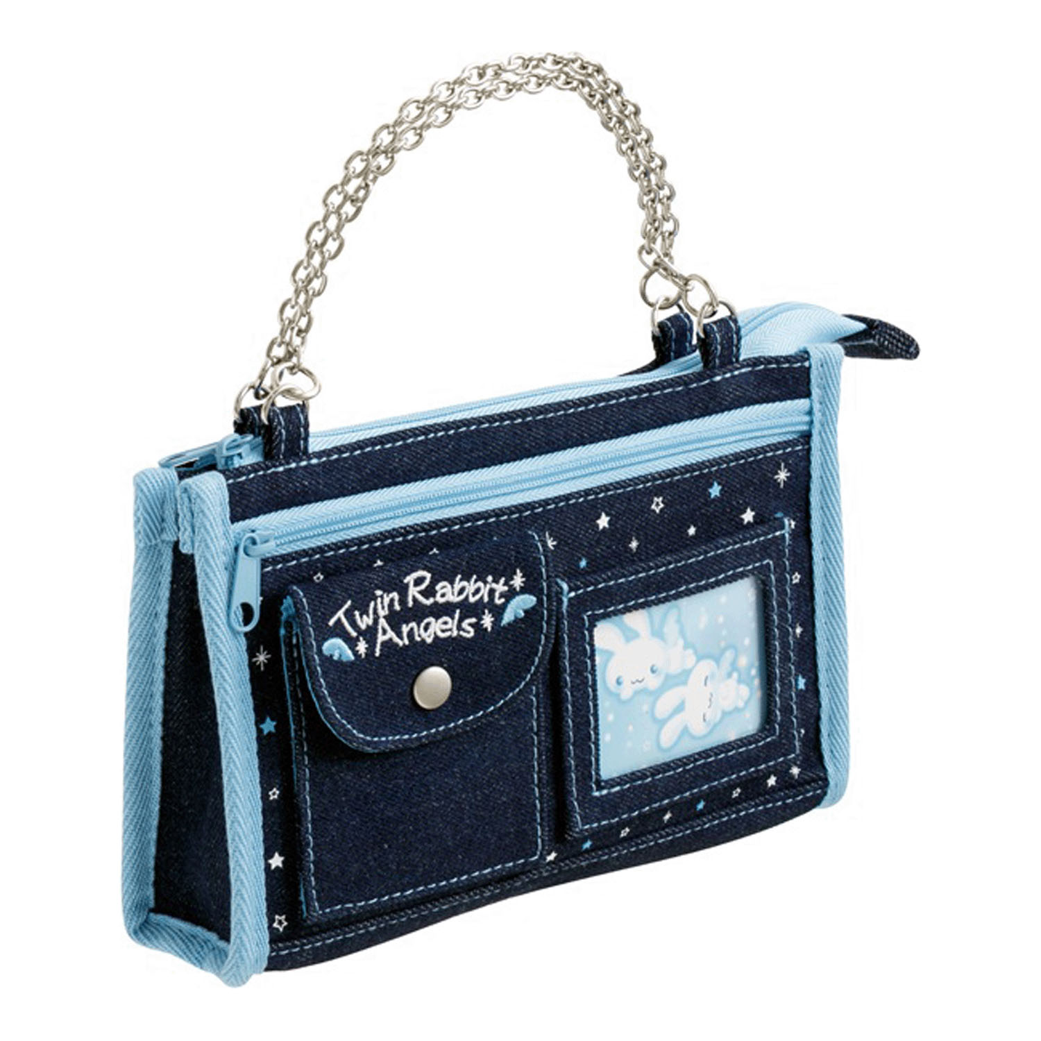サンエックス サンエックスユニバース チェーン付ポーチ ツインラビットエンジェル - 画像2