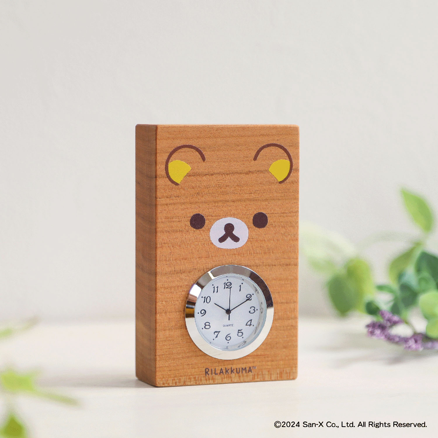 リラックマ 置き時計 かお - 画像1