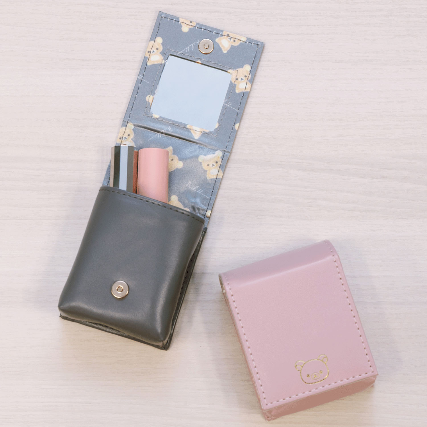 リラックマ ミニポーチ ブラック - 画像2