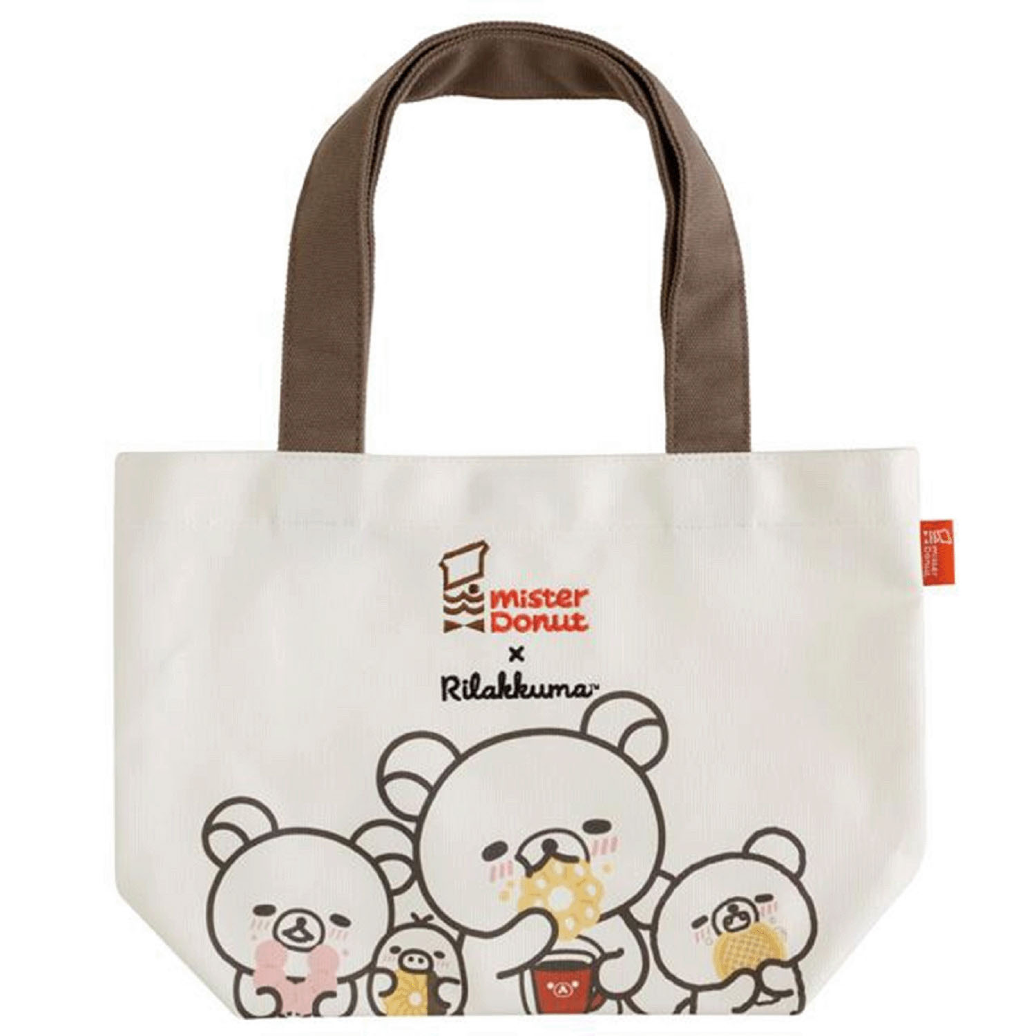 リラックマ×ミスタードーナツ ミニトートバッグ - 画像1