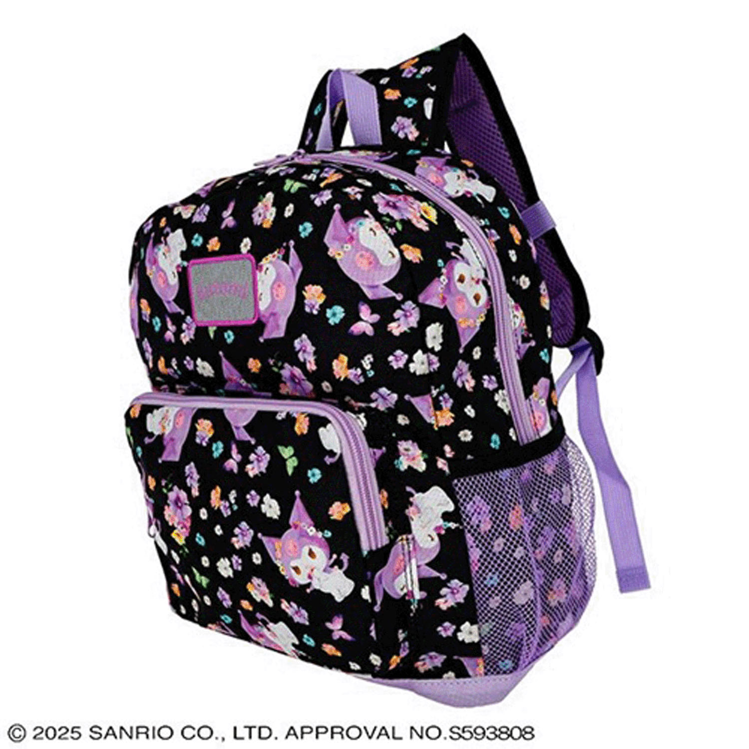 クロミリュックサック ブラックフラワー - 画像1