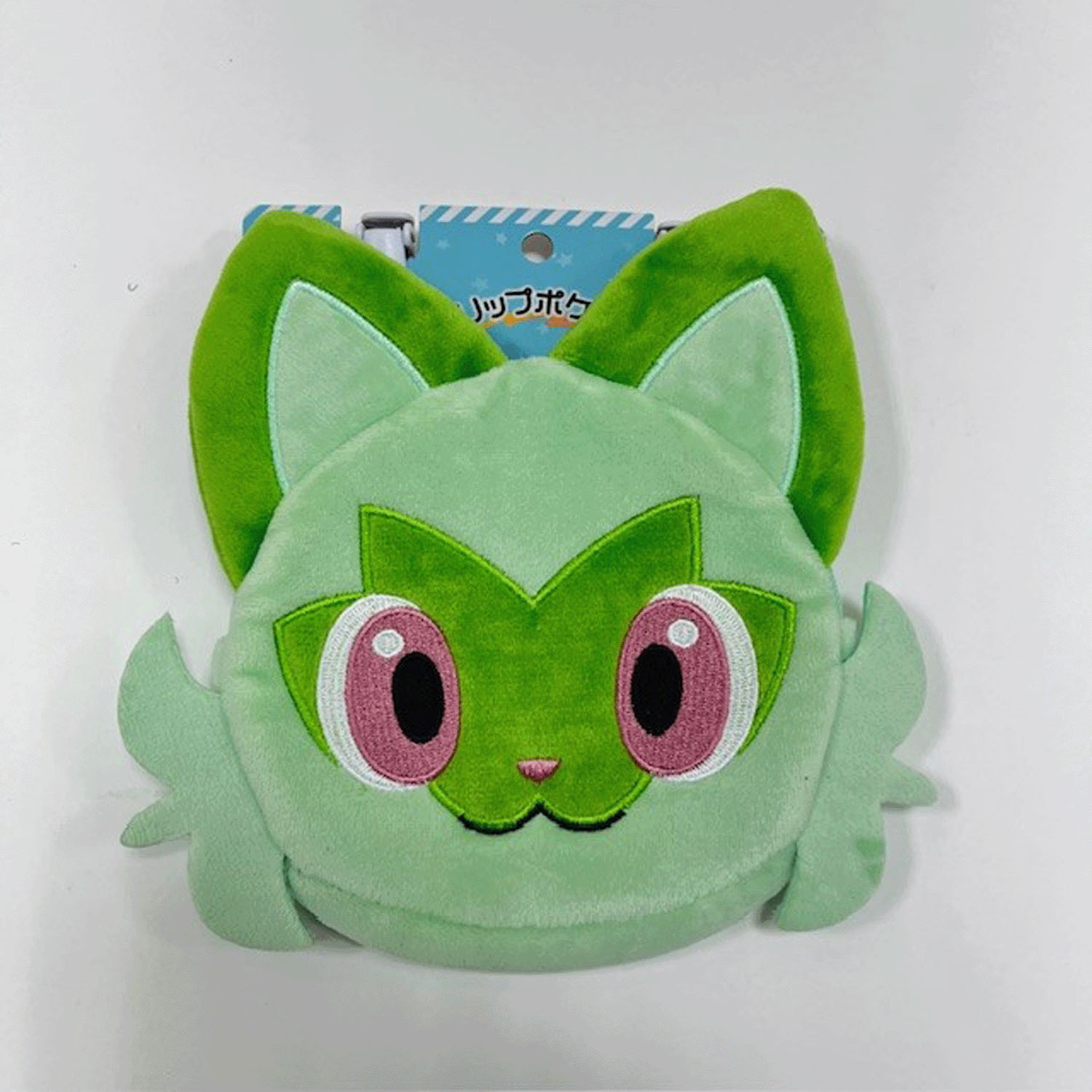 ニャオハ ダイカットクリップポケット キミドリ - 画像1