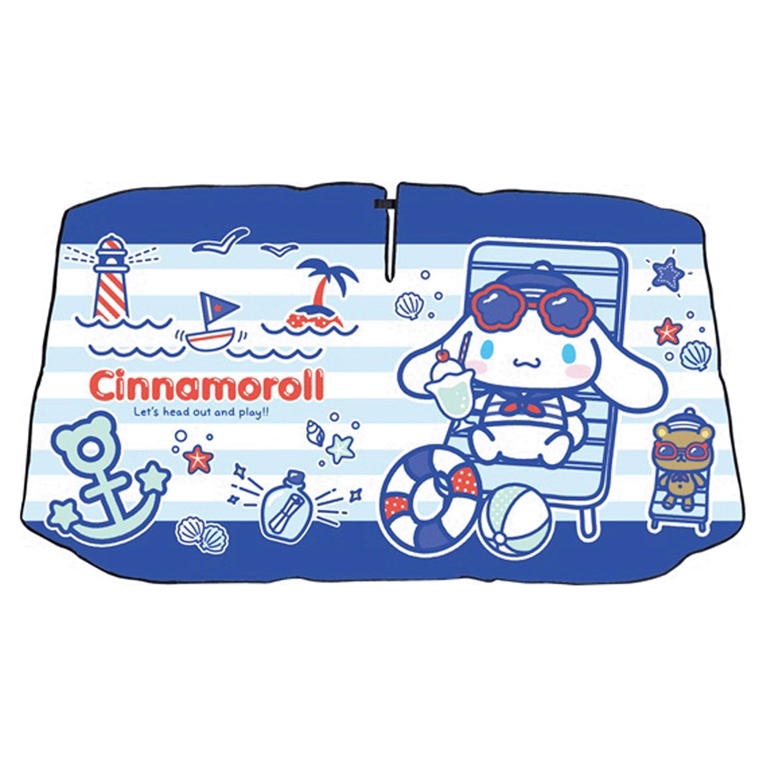 サンリオ シナモロール カーサンシェードアンブレラ - 画像1