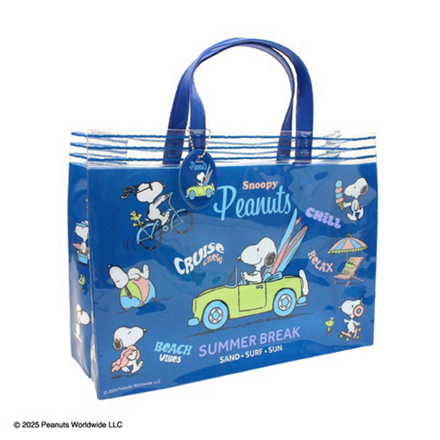 ピ＾ナッツ スヌーピー マチありビーチバッグ - 画像1