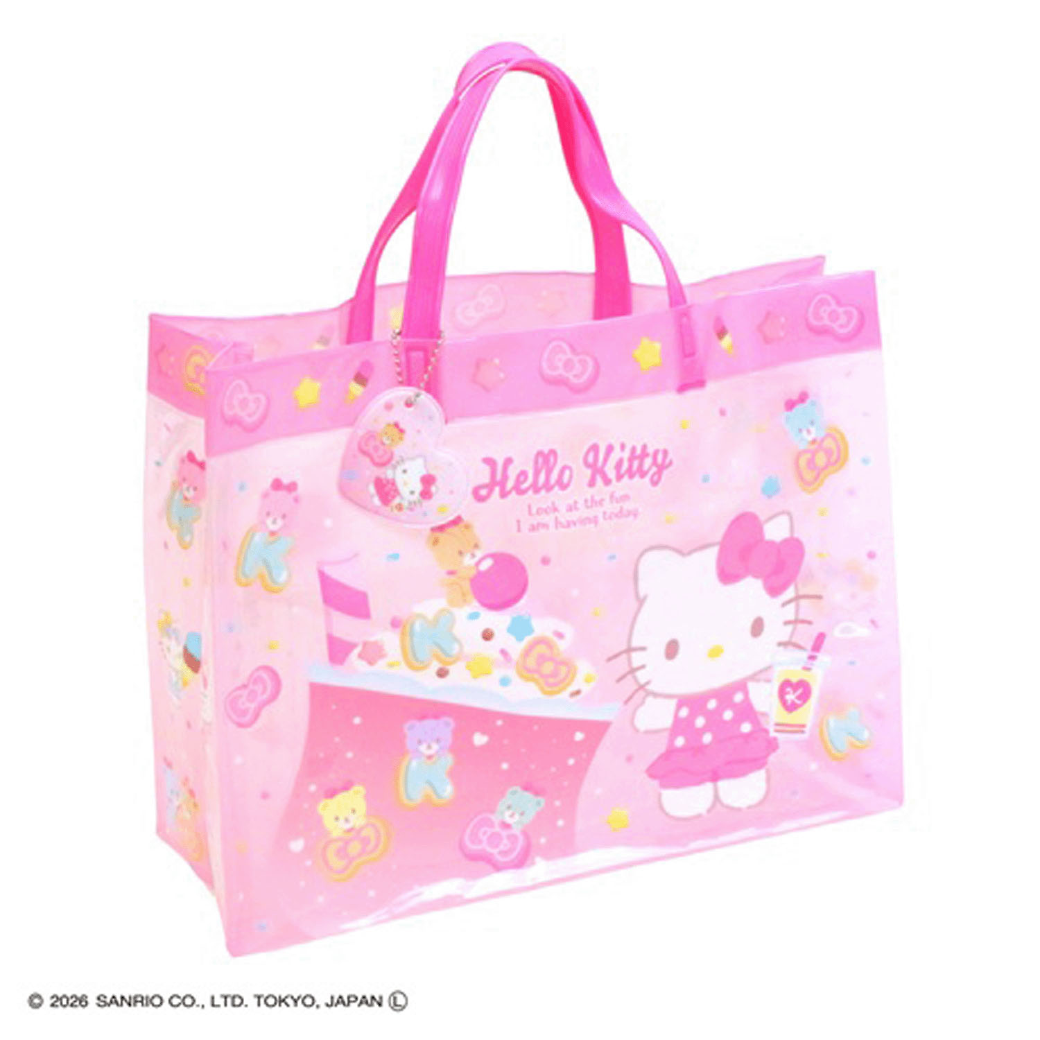 サンリオ ハローキティ マチありビーチバッグ ピンク - 画像1