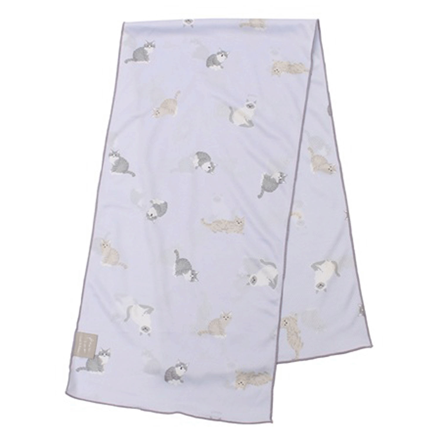 冷感クールマフラー ネコ - 画像1