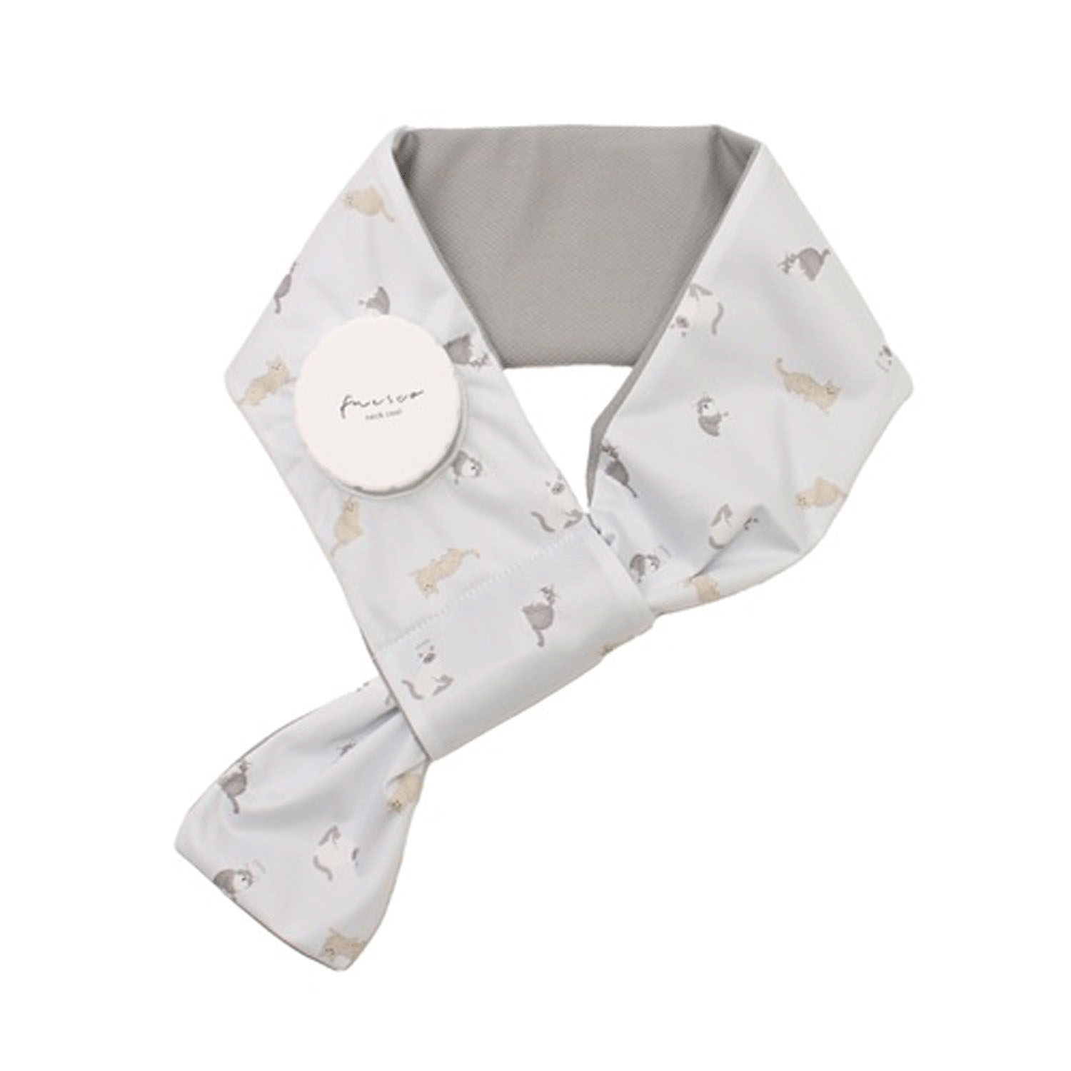 冷感氷のうマフラー ネコ - 画像1