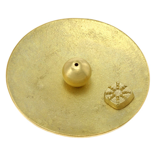 能作 香の器セット丸 真鍮 - 画像1