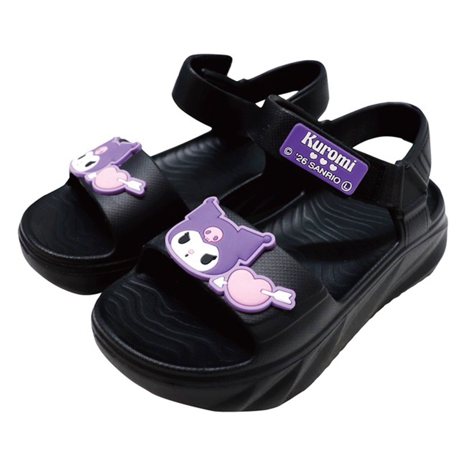 サンリオ クロミ 厚底ベルトサンダル 22cm - 画像1