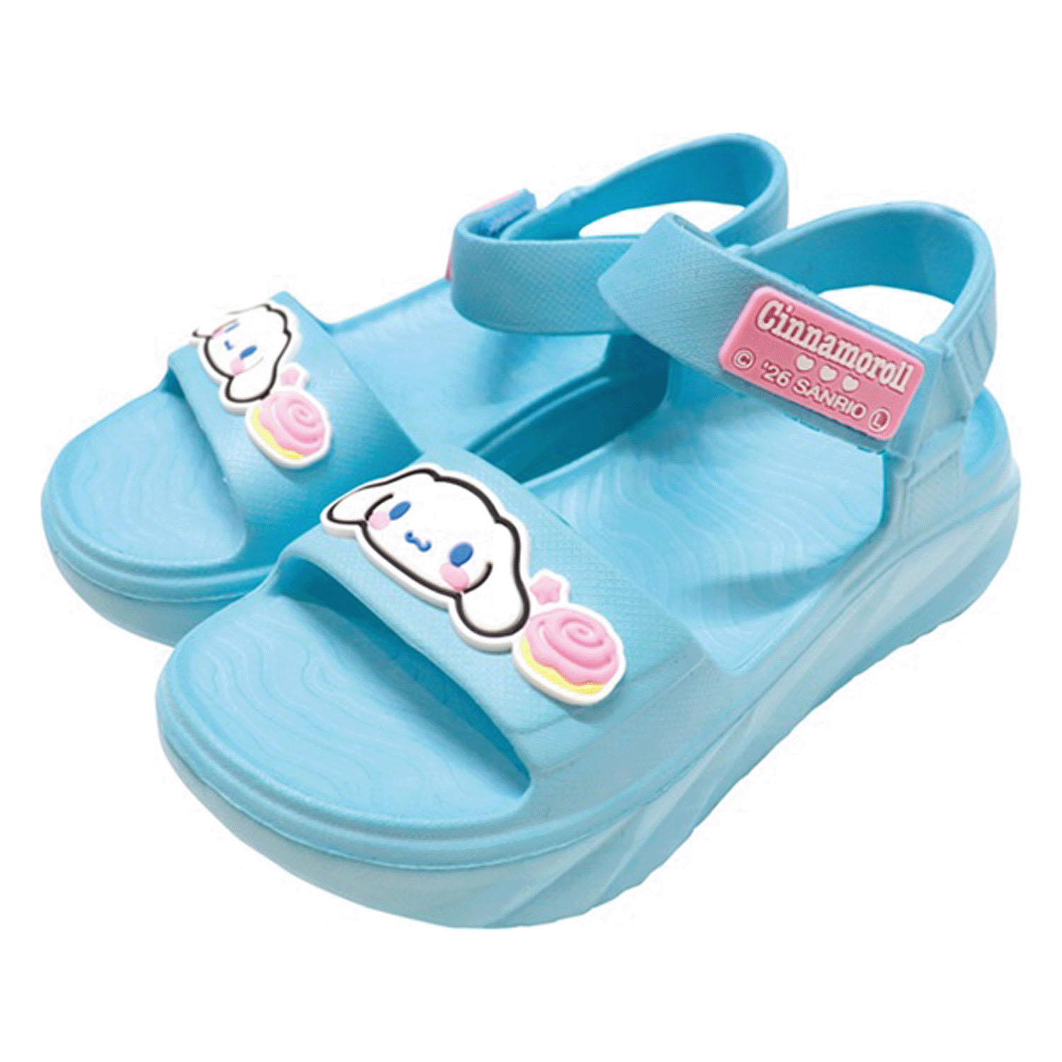 サンリオ シナモロール 厚底ベルトサンダル 22cm - 画像1
