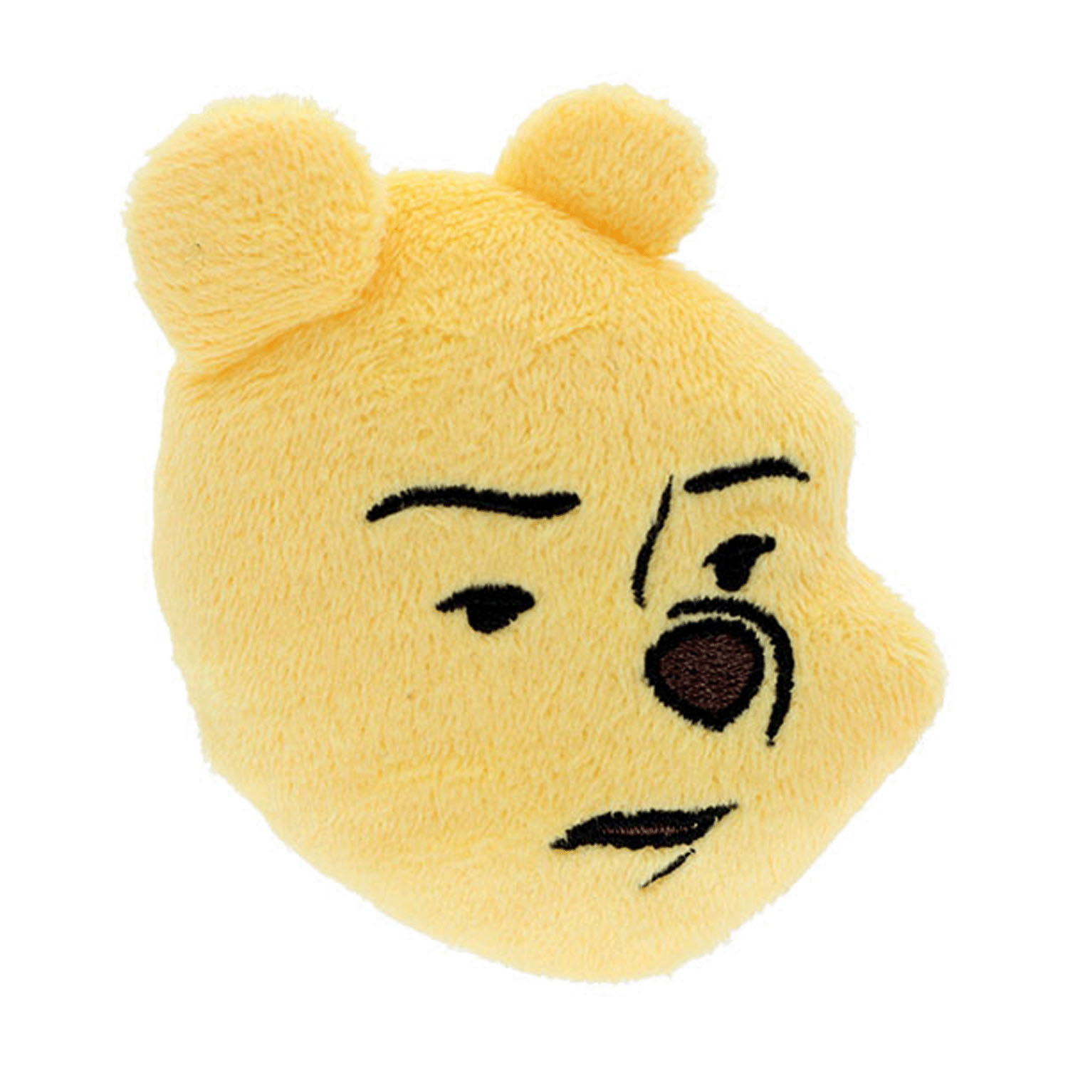 Winnie the Pooh9 ぬいぐるみクリップバッジ しかめ顔 - 画像2