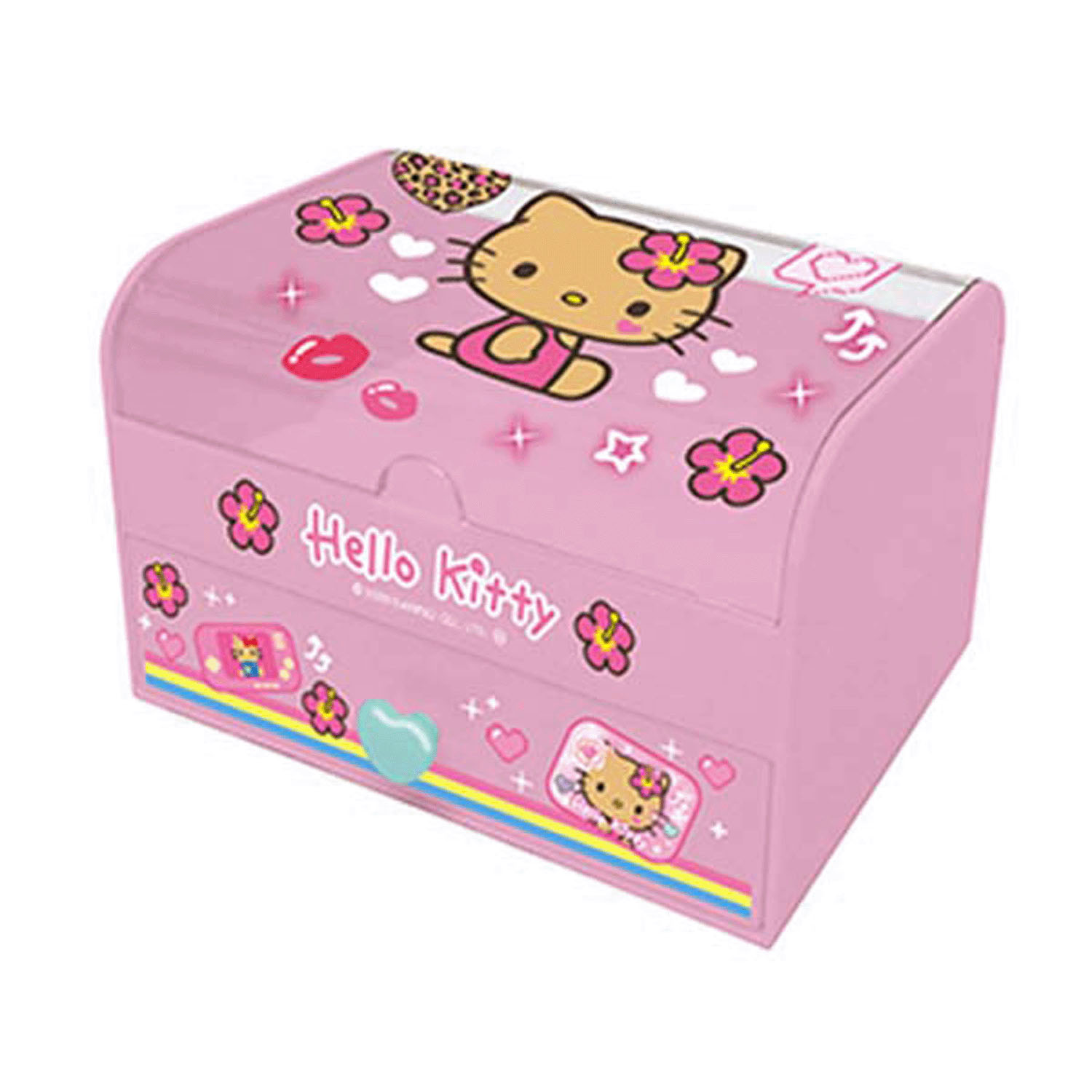 ハローキティ ファンシー小物入れ  日焼け - 画像1