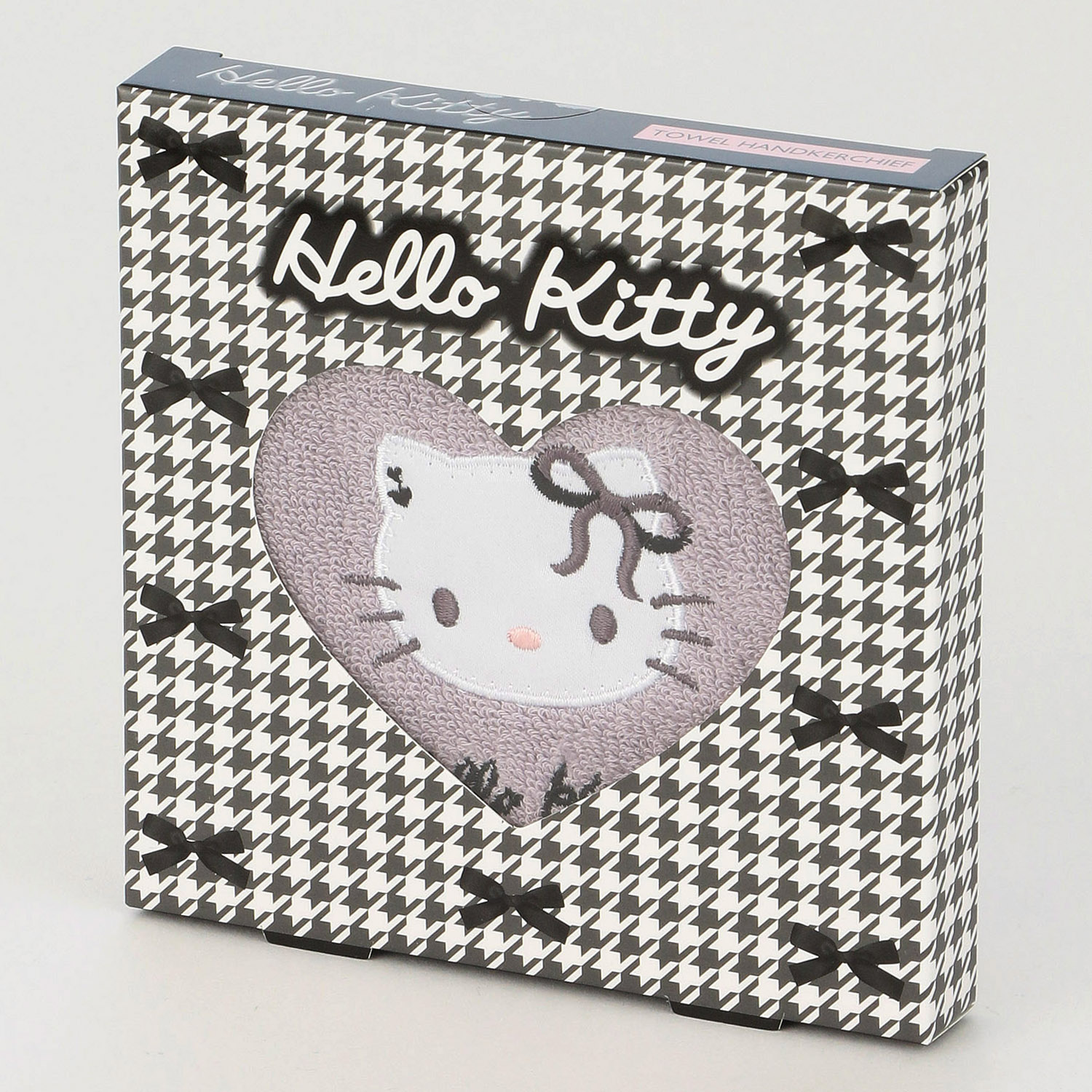 サンリオ ハローキティ タオルハンカチ グレー - 画像1
