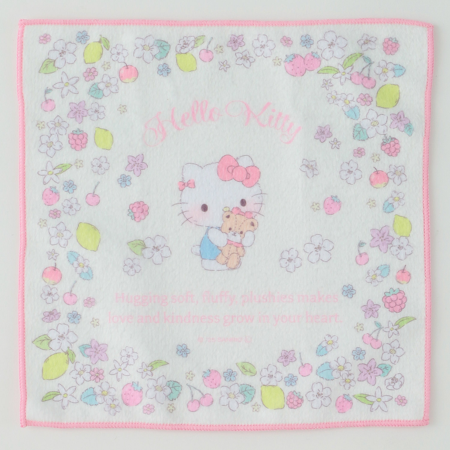 サンリオ ハローキティ タオルハンカチ フルーツ柄 - 画像2