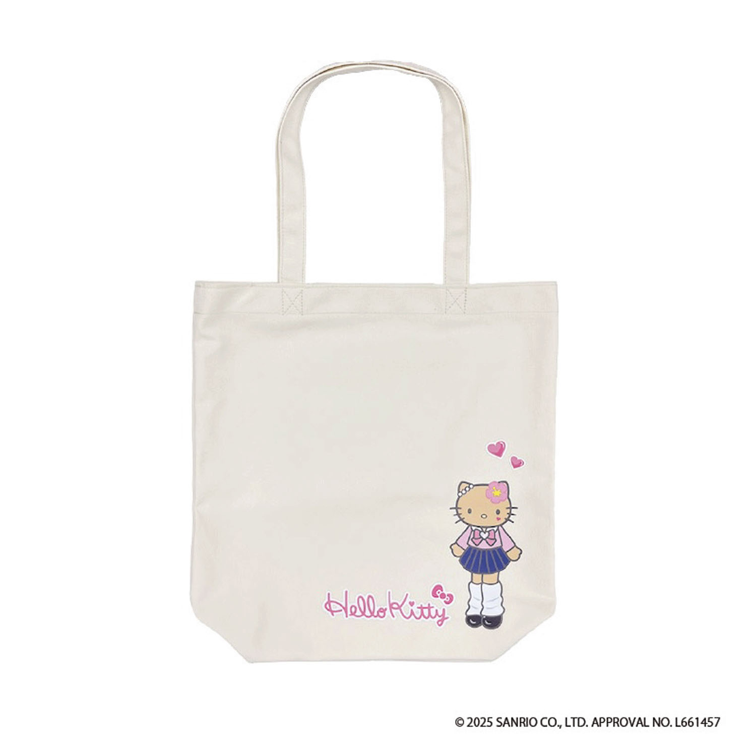 ハローキティ トートバッグ（オフホワイト） - 画像1
