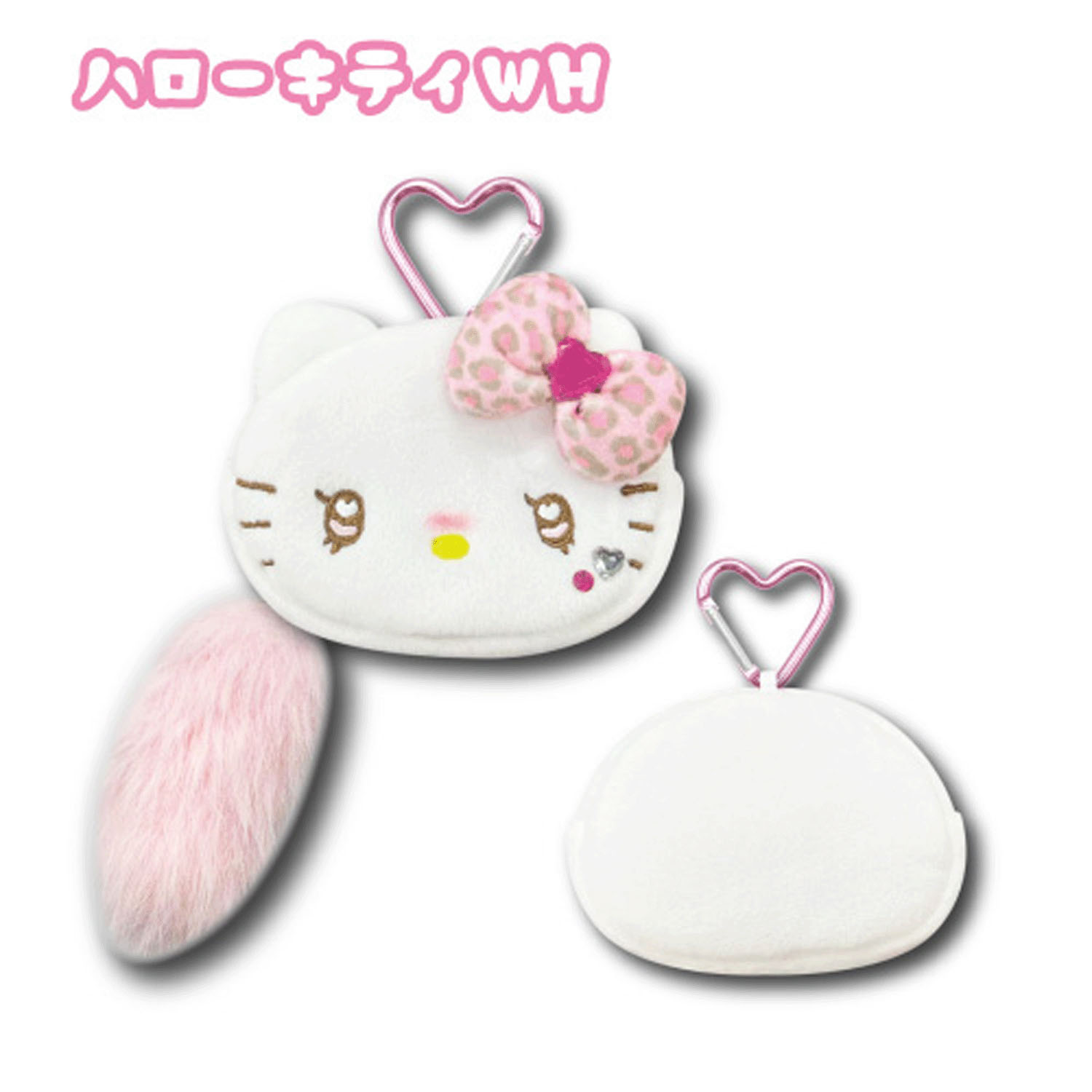 サンリオ ミニフェイスポーチ ギャル3 ハローキティ WH - 画像1