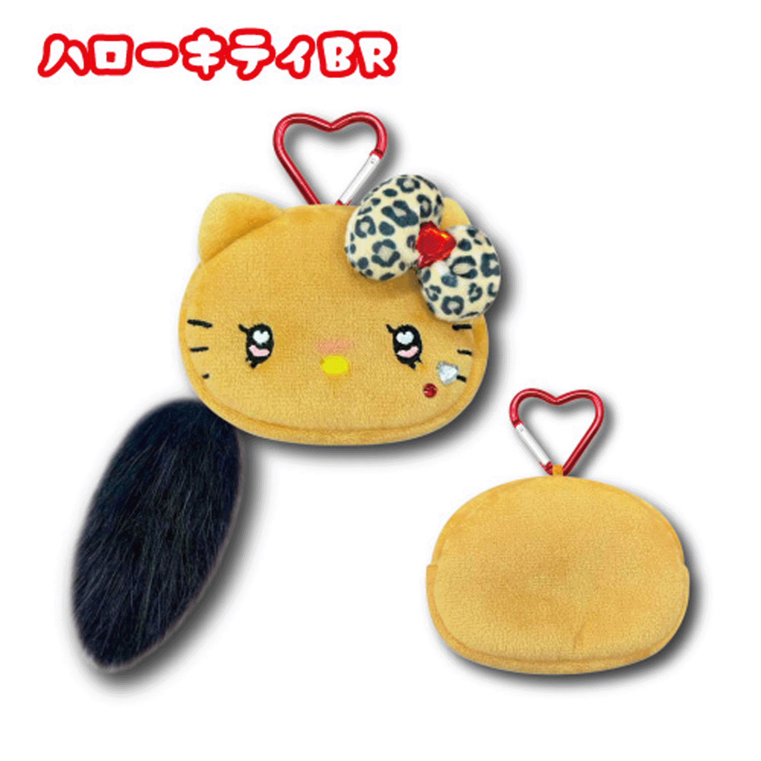 サンリオ ミニフェイスポーチ ギャル3 ハローキティ BR - 画像1