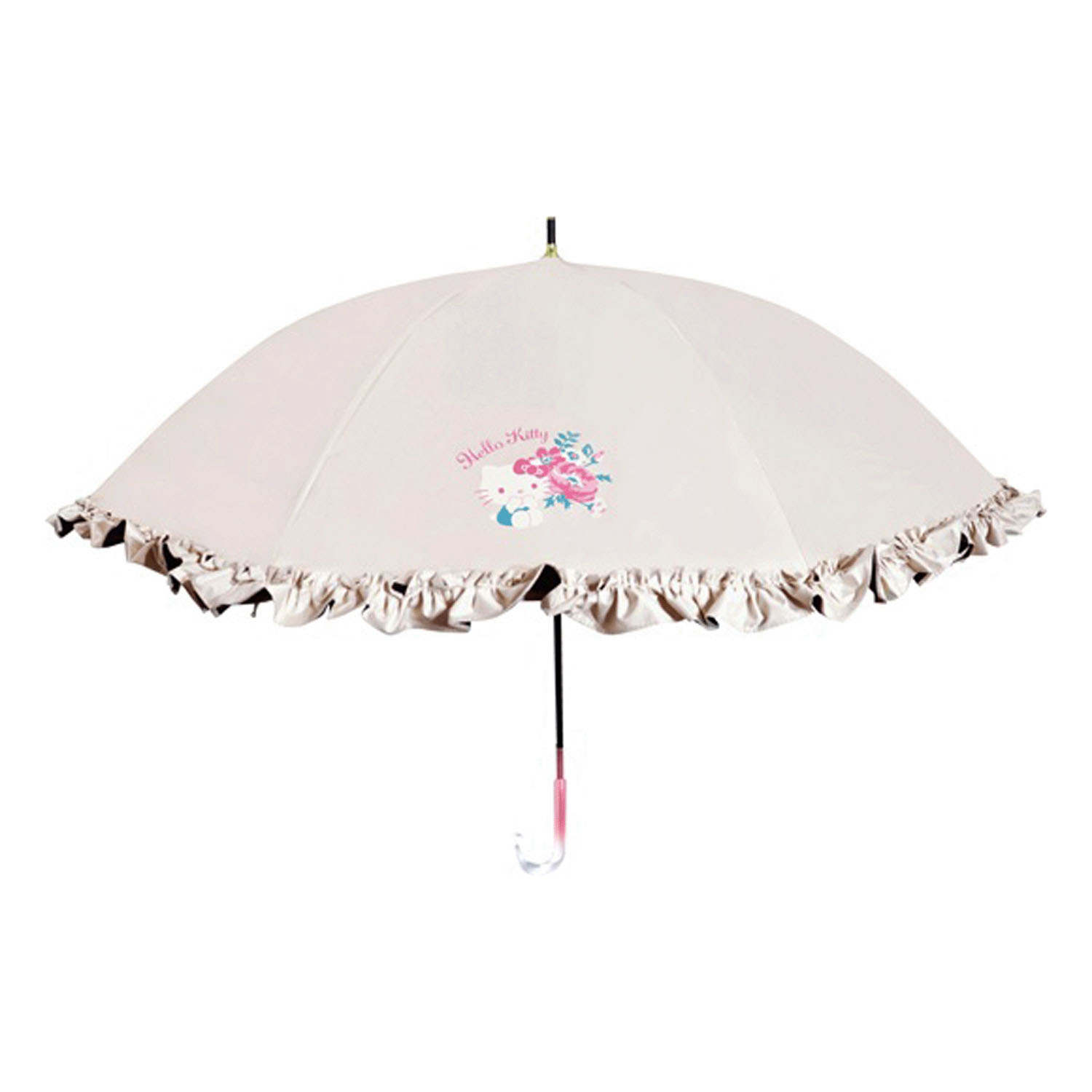 サンリオ ハローキティ 晴雨兼用長傘 フリル